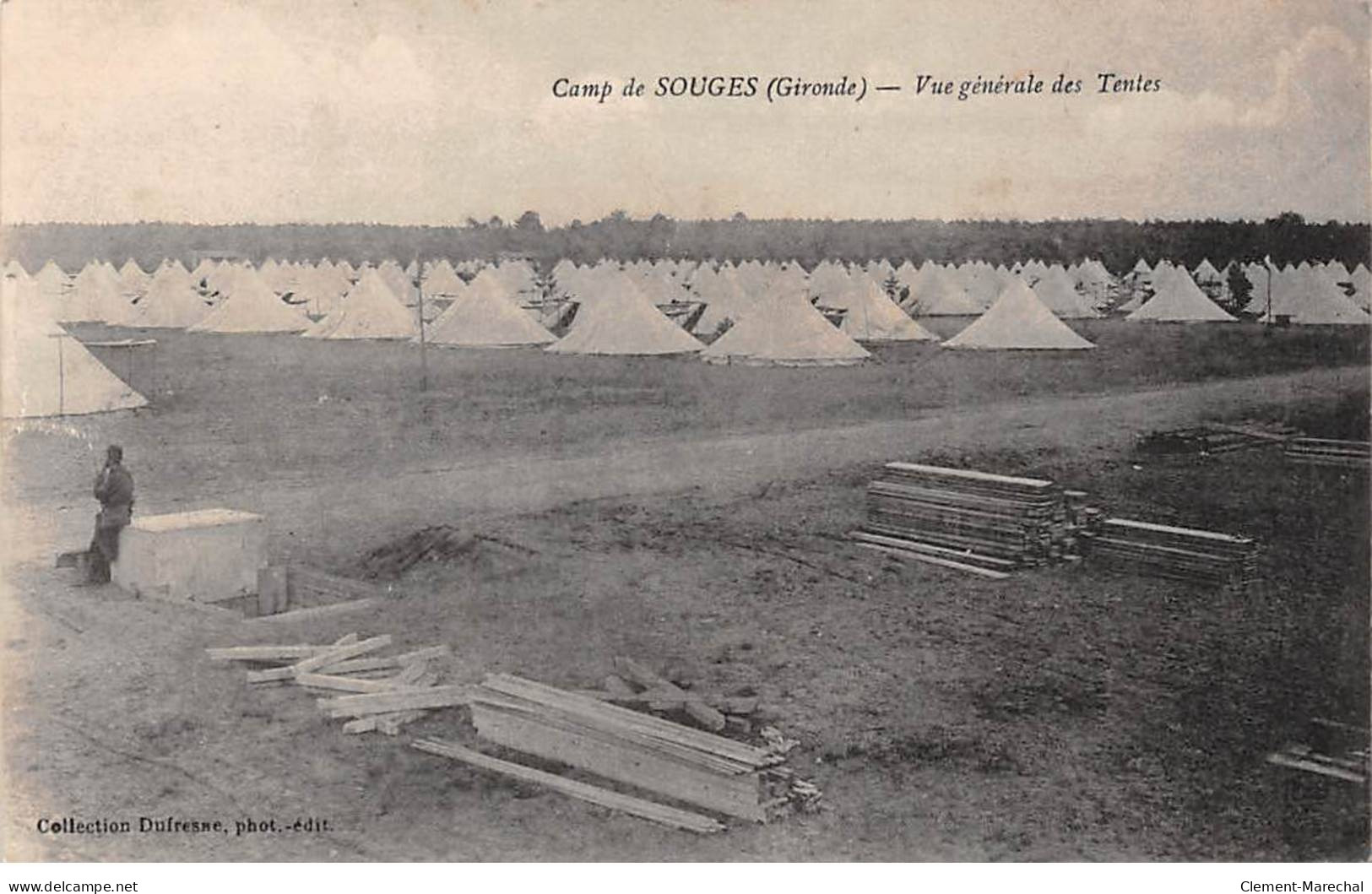 Camp De SOUGES - Vue Générale Des Tentes - Très Bon état - Other & Unclassified