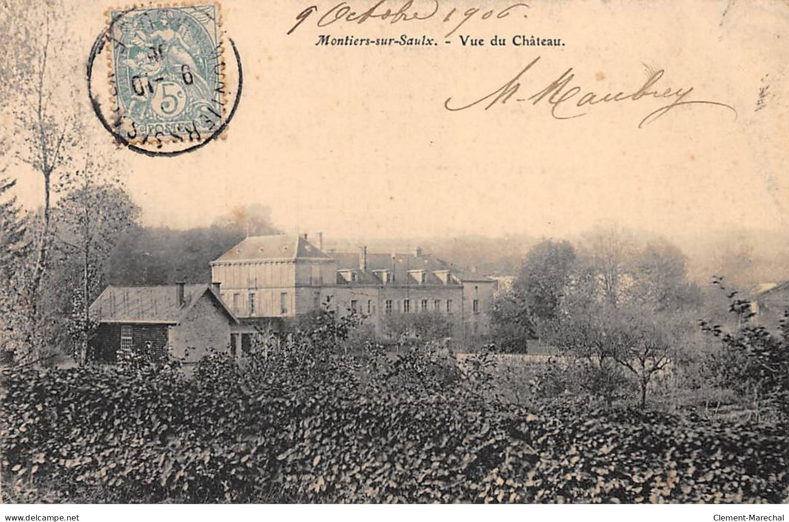 MONTIERS SUR SAULX - Vue Du Château - état - Montiers Sur Saulx