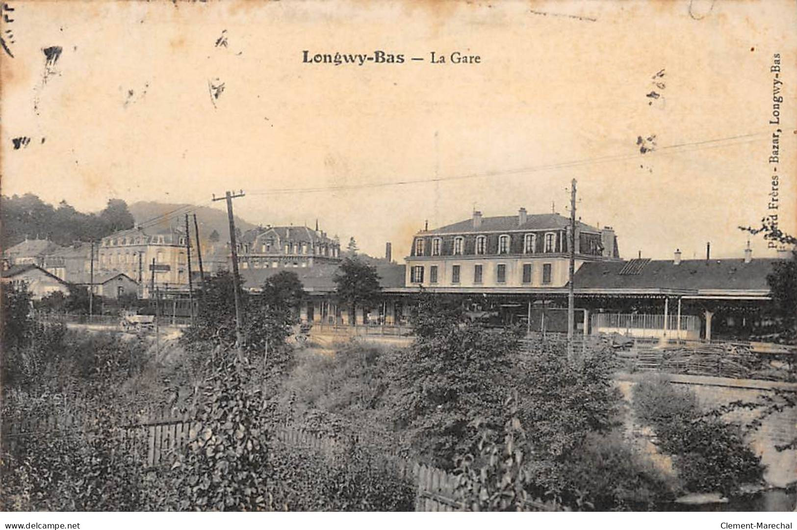 LONGWY BAS - La Gare - état - Longwy