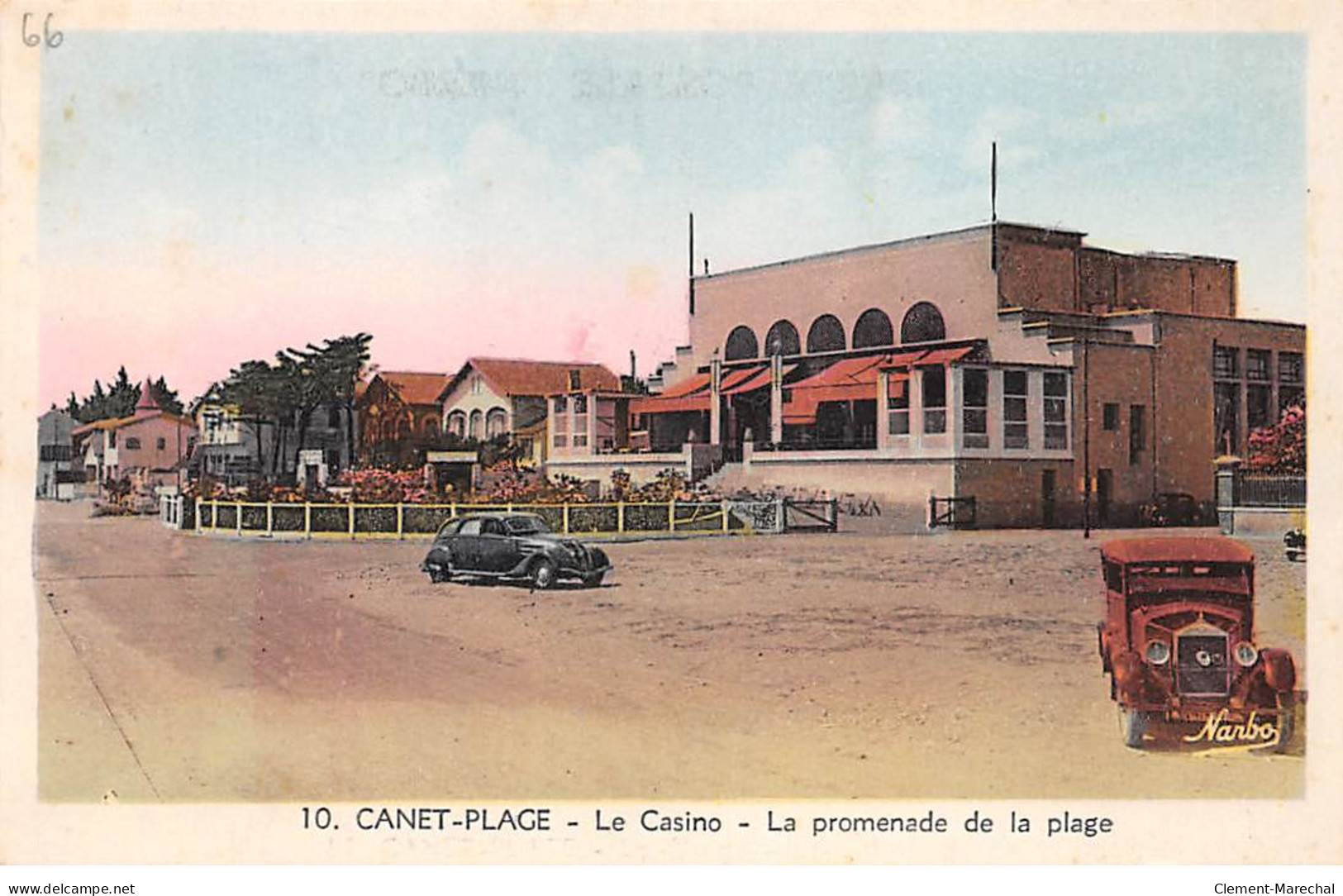 CANET PLAGE - Le Casino - La Promenade De La Plage - Très Bon état - Canet En Roussillon