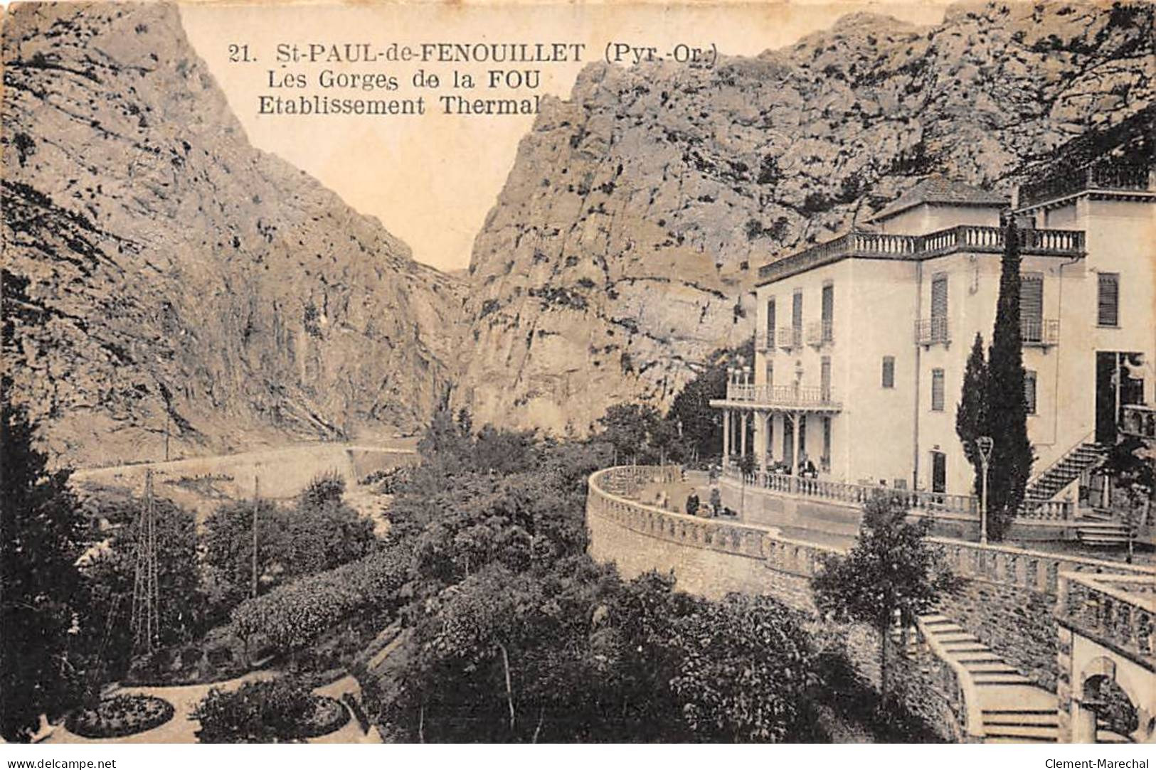 SAINT PAUL DE FENOUILLET - Les Gorges De La FOU - Etablissement Thermal - état - Other & Unclassified