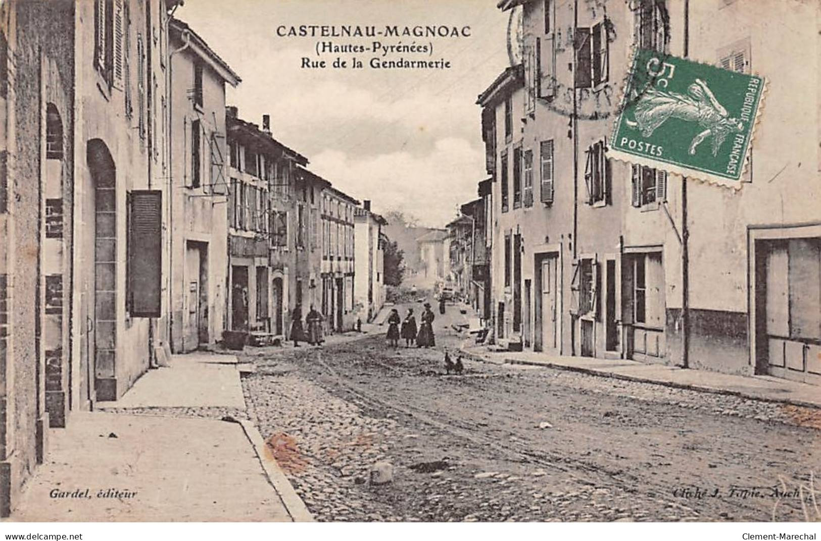 CASTELNAU MAGNOAC - Rue De La Gendarmerie - état - Castelnau Magnoac
