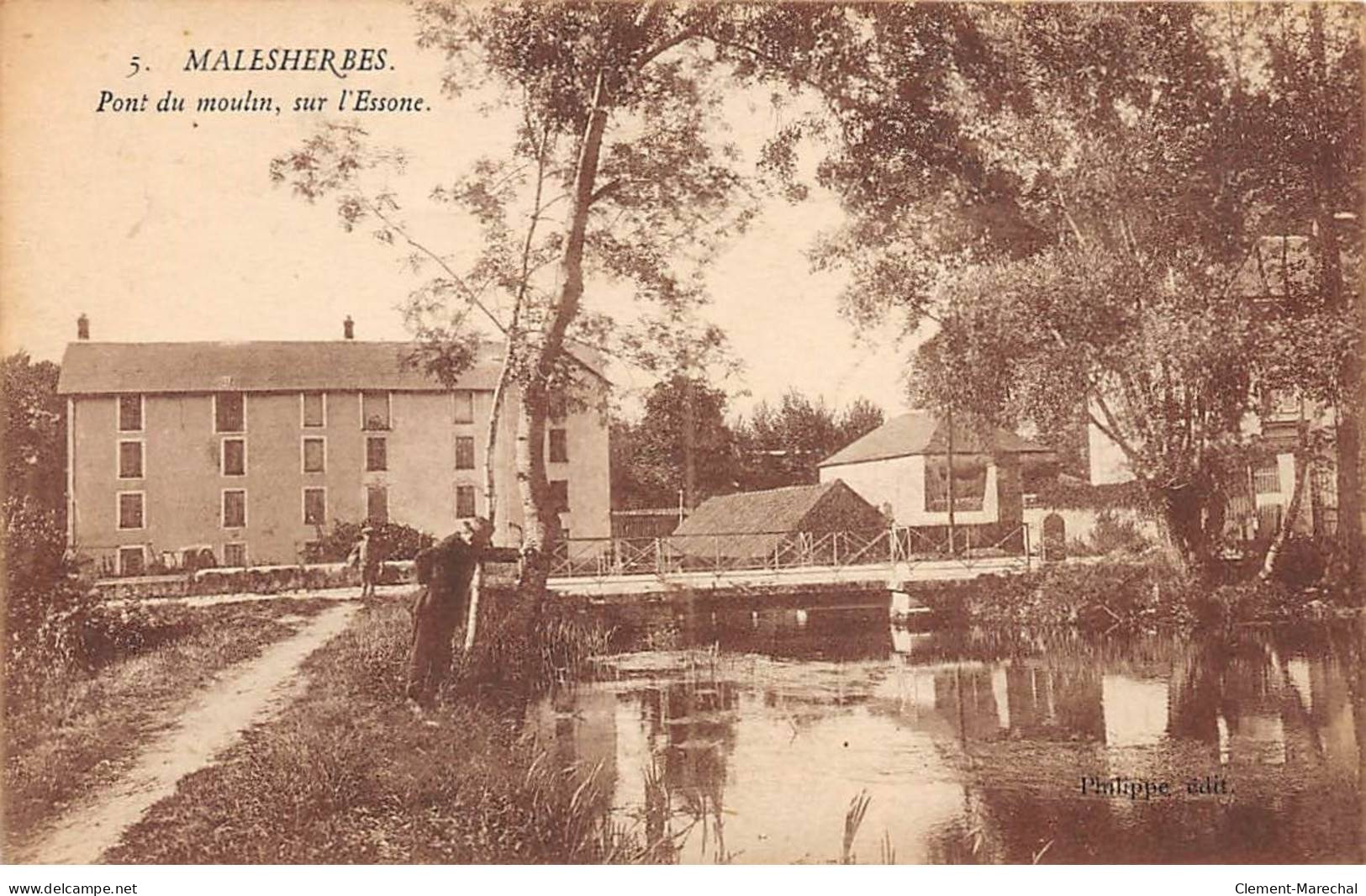 MALESHERBES - Pont Du Moulin, Sur L'Essone - Très Bon état - Malesherbes