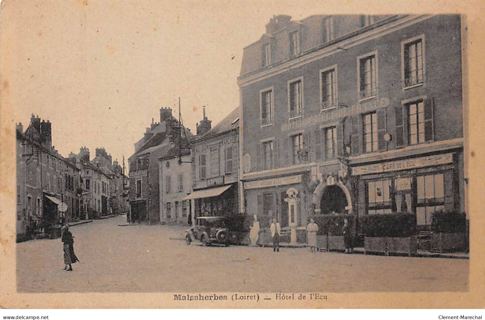 MALESHERBES - Hôtel De L'Ecu - Très Bon état - Malesherbes