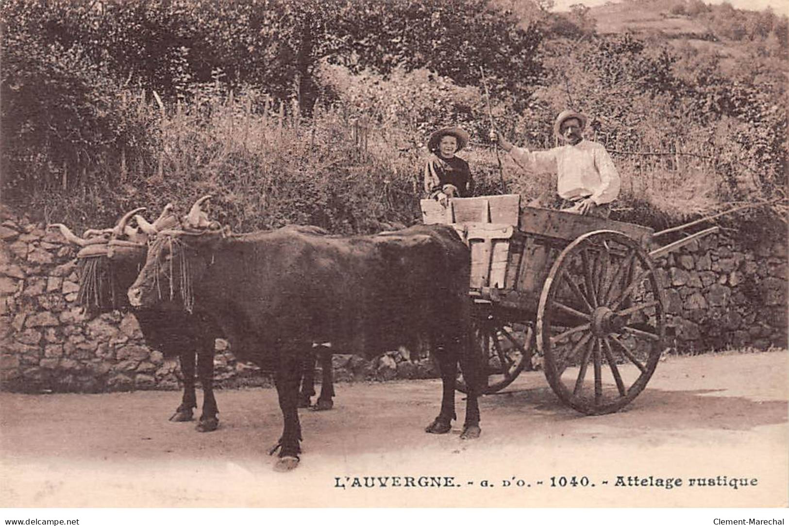 L'AUVERGNE - Attelage Rustique - Très Bon état - Altri & Non Classificati