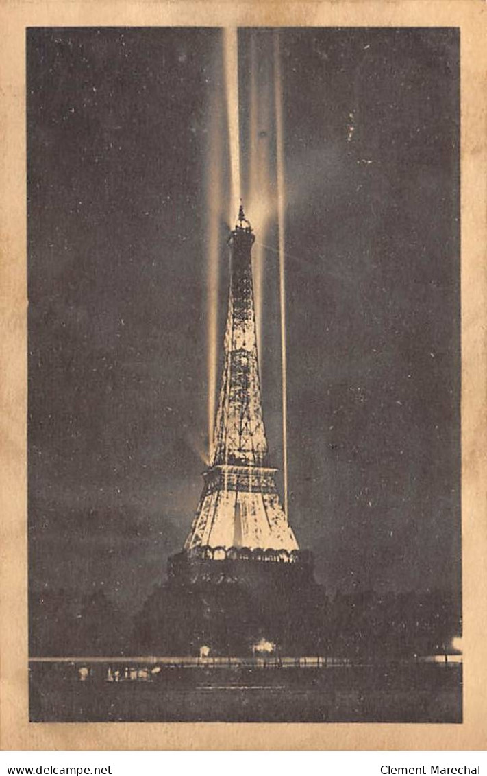 PARIS - Exposition Internationale 1937 - Illumination De La Tour Eiffel - Très Bon état - Eiffelturm