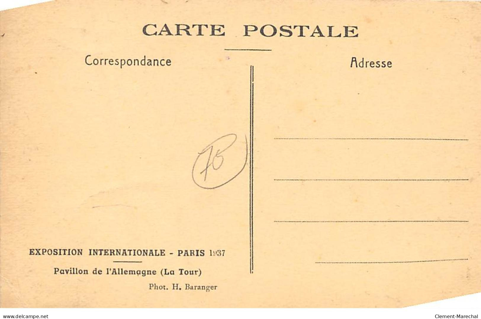 PARIS - Exposition Internationale 1937 - Pavillon De L'Allemagne - état - Expositions