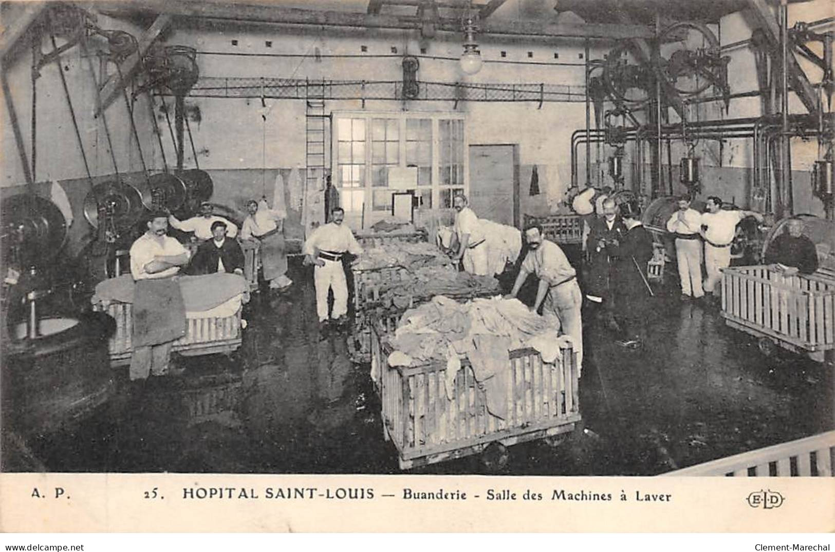 PARIS - Hopital Saint Louis - Buanderie - Salle Des Machines à Laver - Très Bon état - Santé, Hôpitaux
