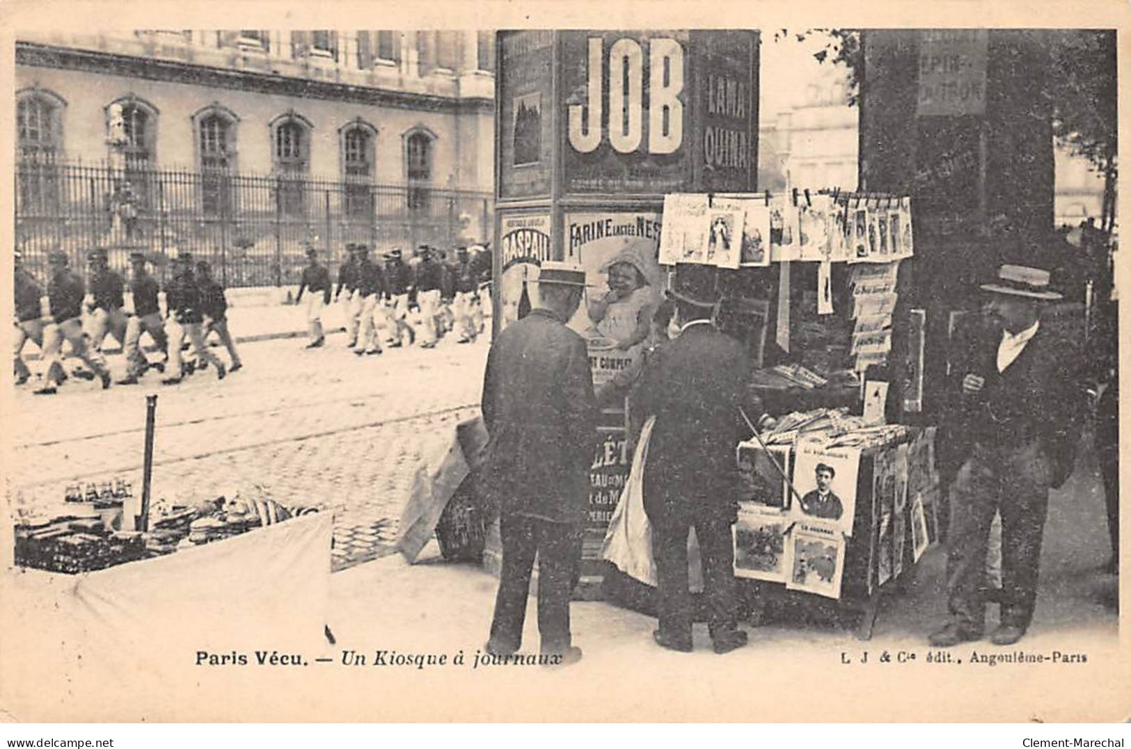 PARIS - Paris Vécu - Un Kiosque à Journaux - Très Bon état - Ambachten In Parijs