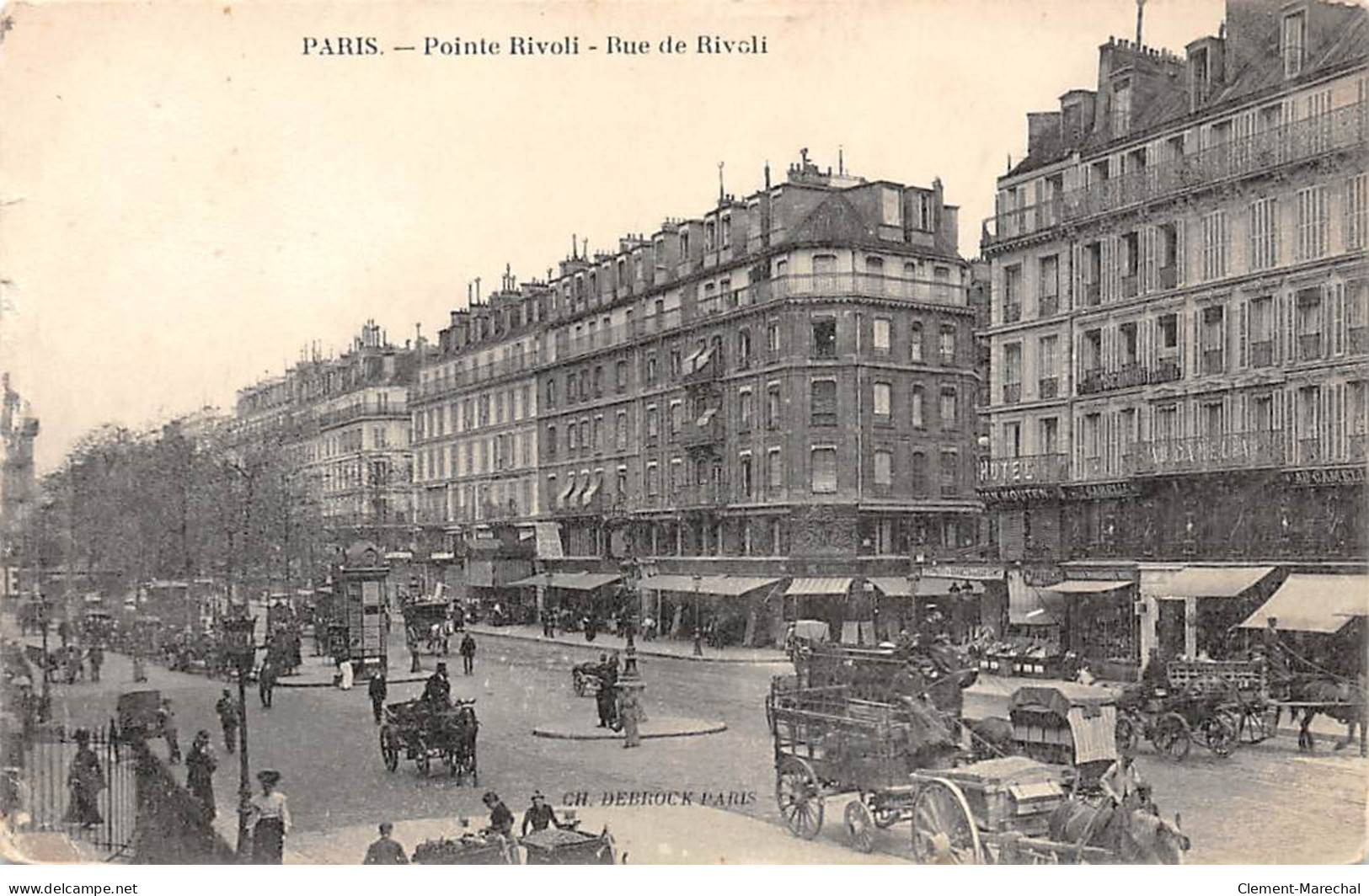 PARIS - Pointe Rivoli - Rue De Rivoli - état - Other & Unclassified