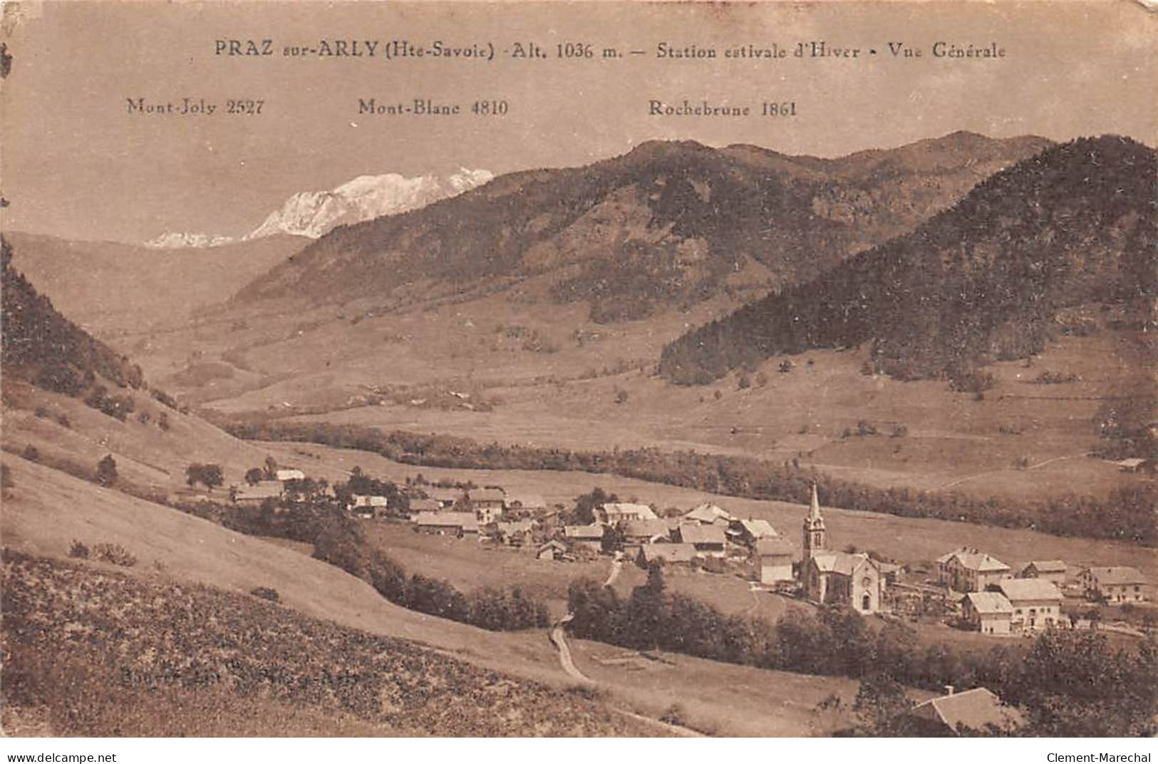 PRAZ SUR ARLY - Vue Générale - état - Altri & Non Classificati