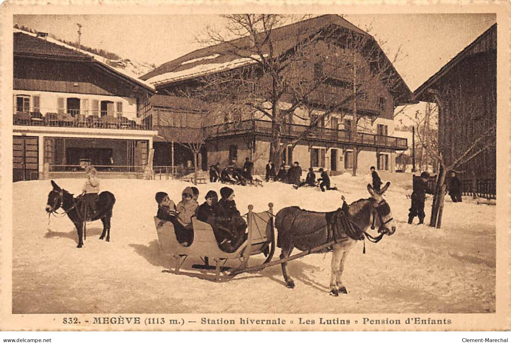 MEGEVE - " Les Lutins " Pension D'Enfants - Très Bon état - Megève