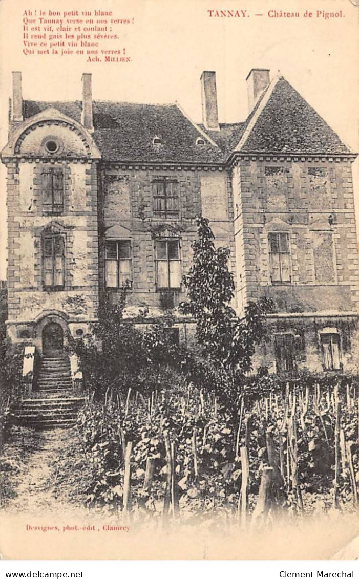 TANNAY - Château De Pignol - état - Tannay