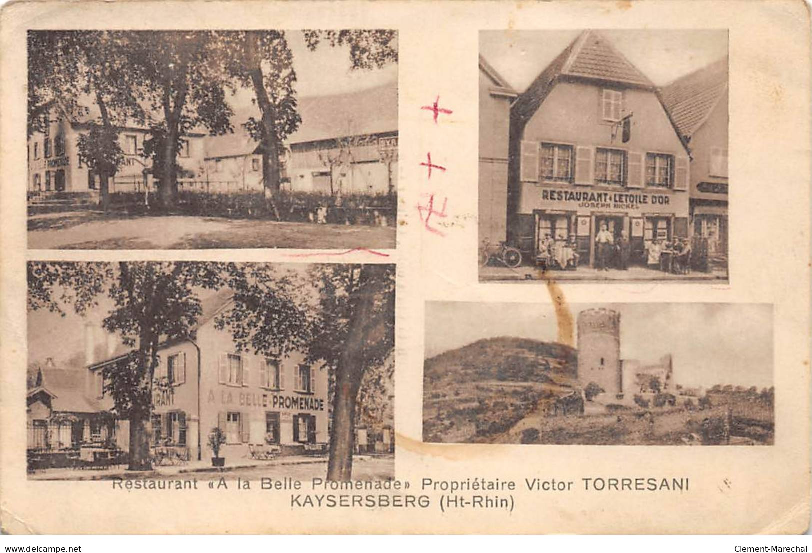 KAYSERSBERG - Restaurant " A La Belle Promenade " - état - Kaysersberg