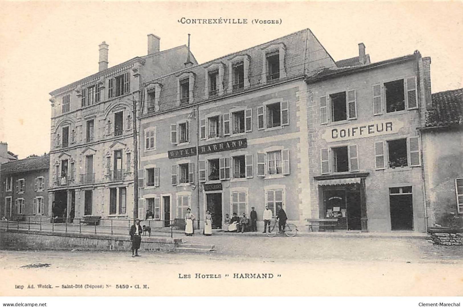 CONTREXEVILLE - Les Hotels " Harmand " - Très Bon état - Contrexeville