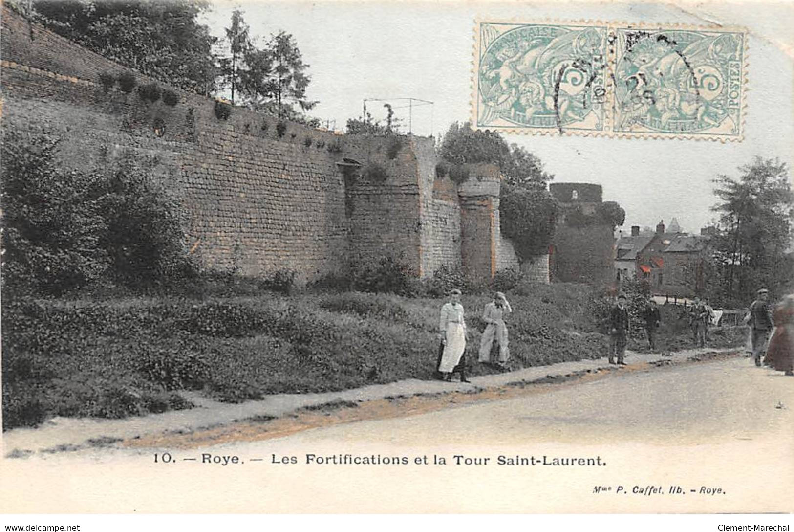 ROYE - Les Fortifications Et La Tour Saint Laurent - état - Roye