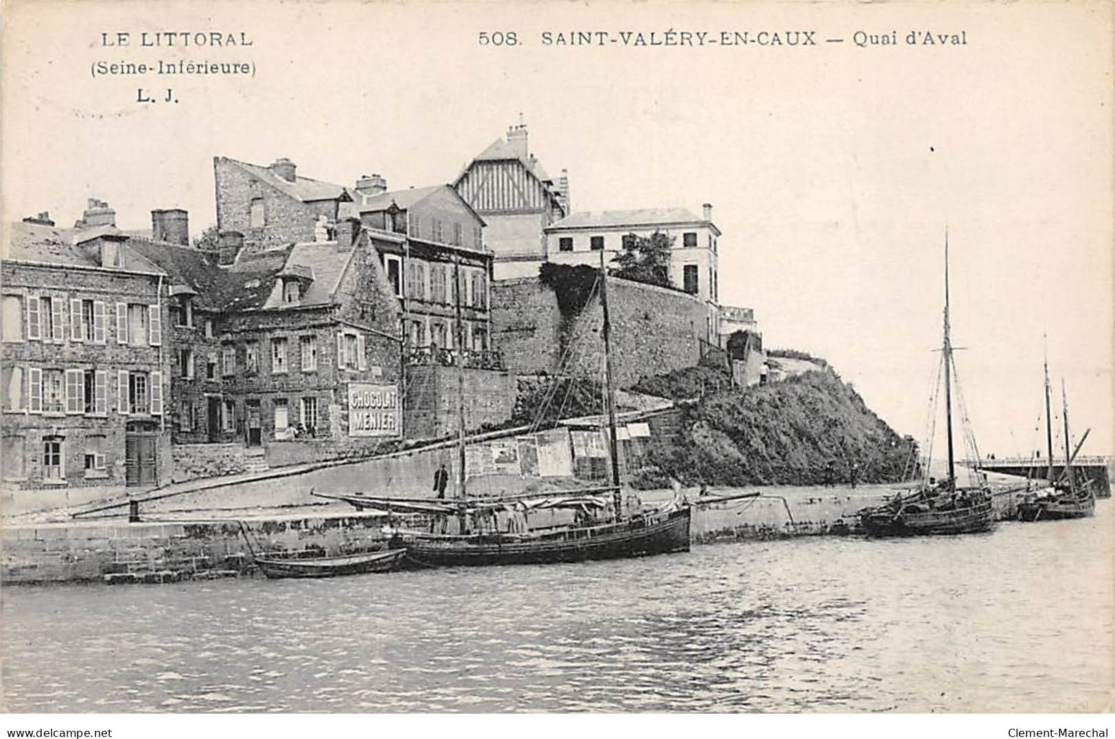 SAINT VALERY EN CAUX - Quai D'Aval - Très Bon état - Saint Valery En Caux