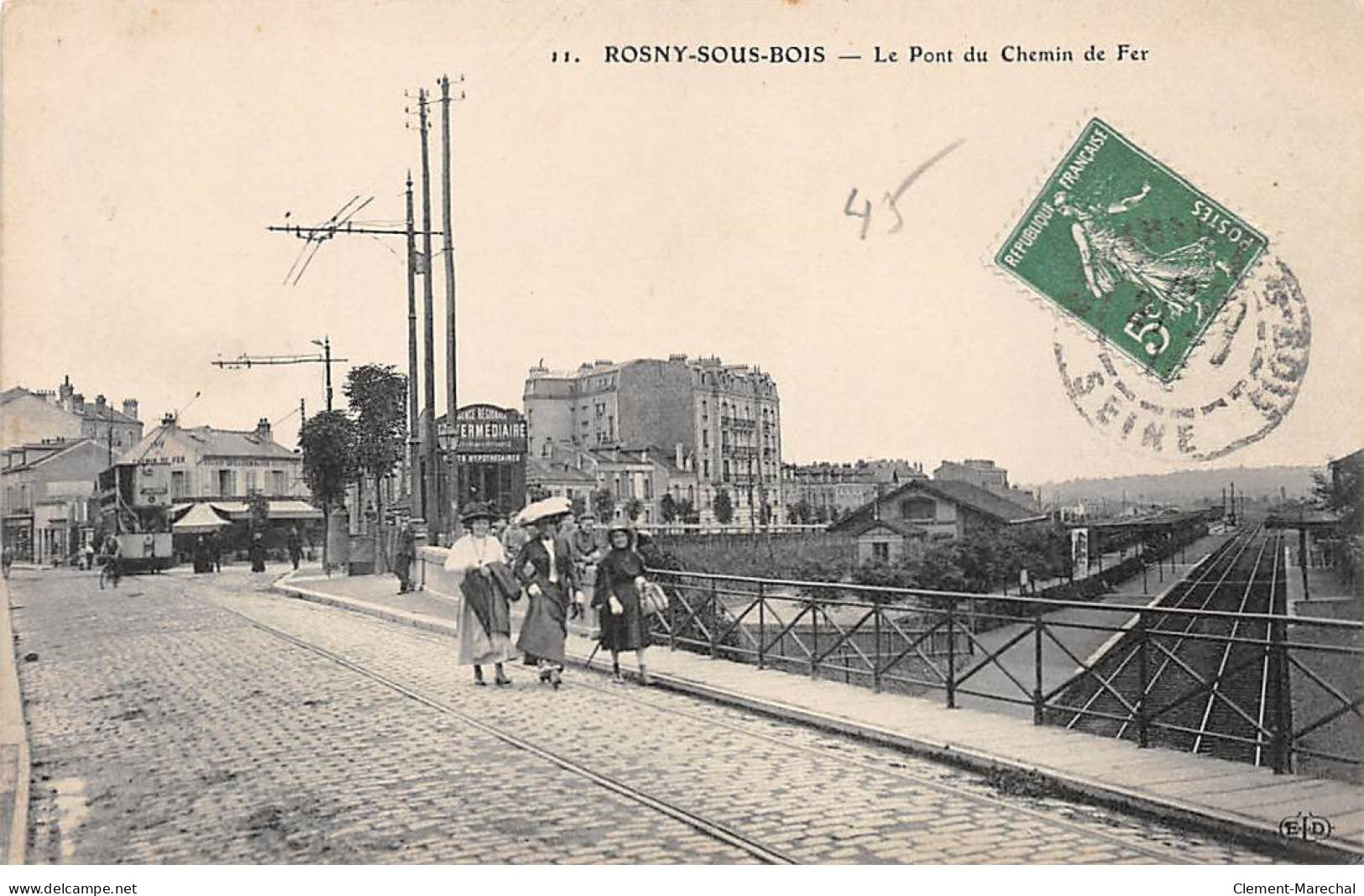 ROSNY SOUS BOIS - Le Pont Du Chemin De Fer - Très Bon état - Rosny Sous Bois