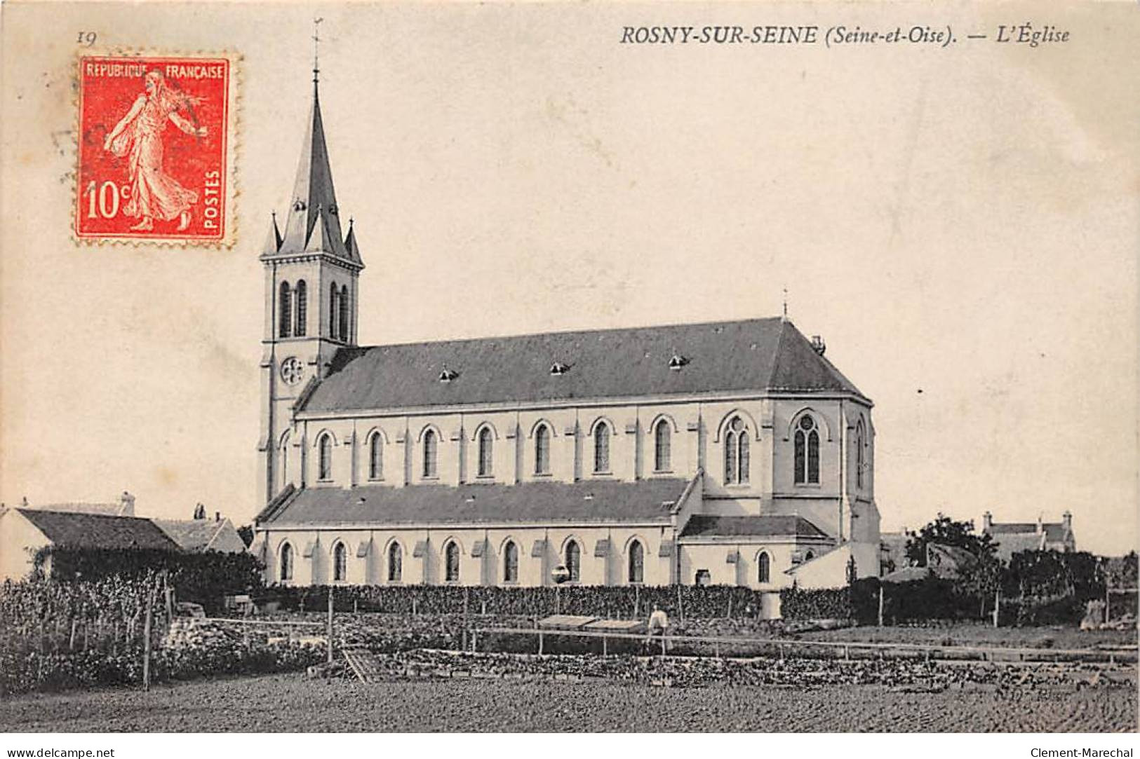 ROSNY SUR SEINE - L'Eglise - Très Bon état - Rosny Sous Bois