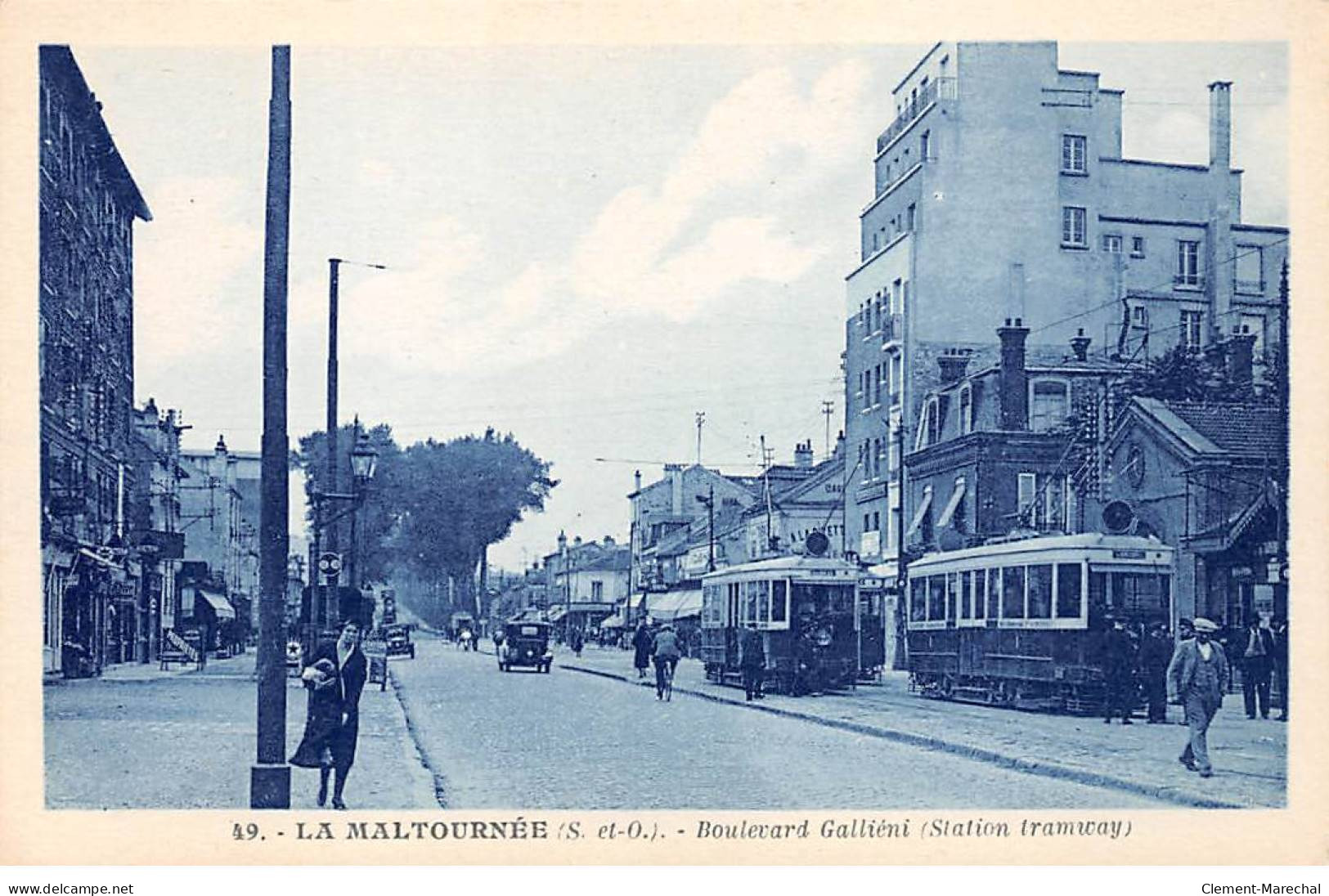 LA MALTOURNEE - Boulevard Galliéni - Station Tramway - Très Bon état - Other & Unclassified