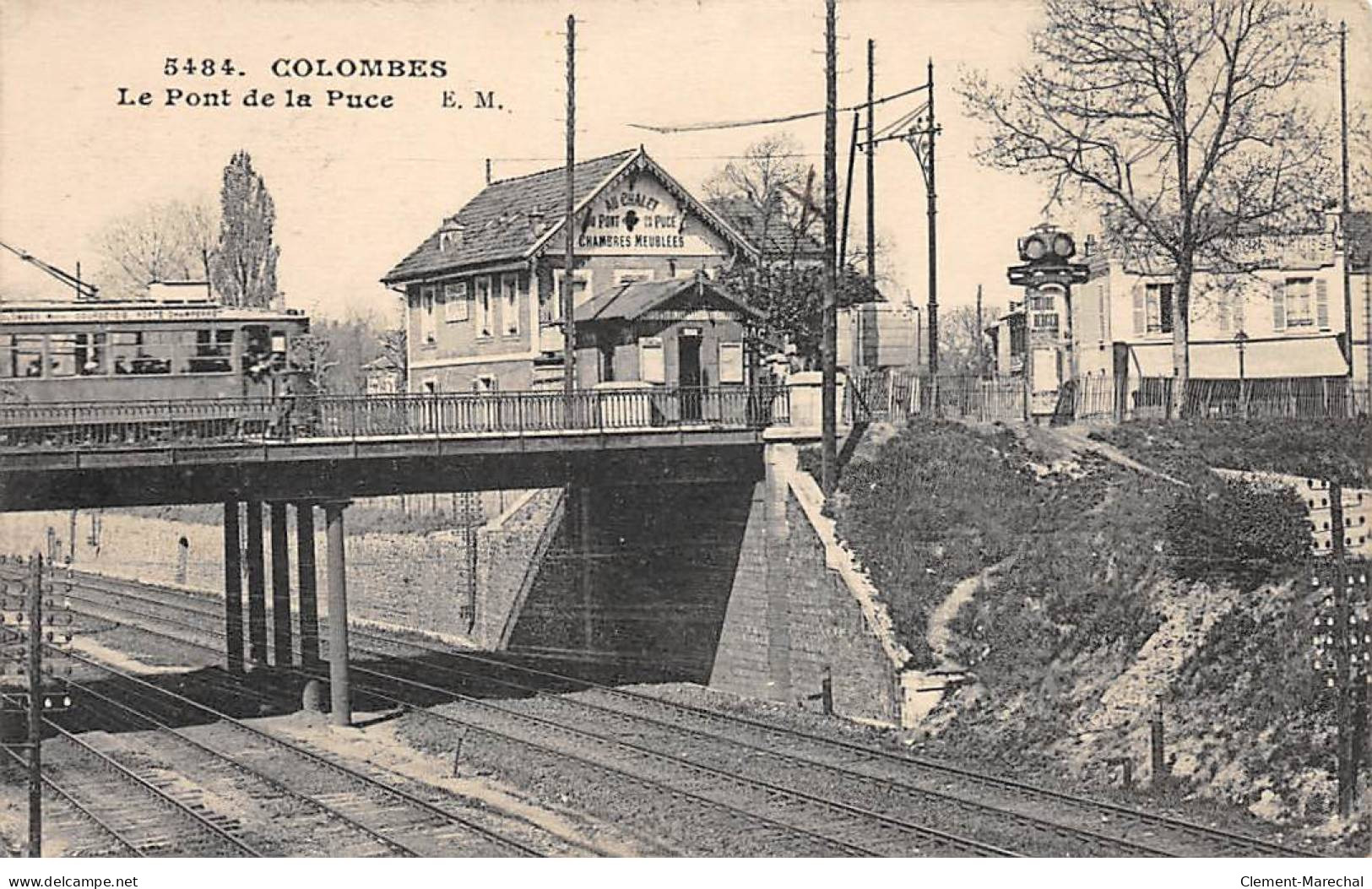 COLOMBES - Le Pont De La Puce - état - Colombes