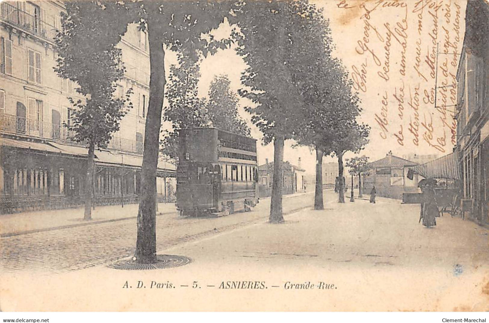 ASNIERES - Grande Rue - état - Asnieres Sur Seine