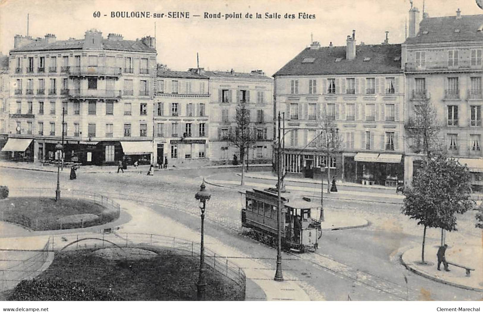 BOULOGNE SUR SEINE - Rond Point De La Salle Des Fêtes - Très Bon état - Boulogne Billancourt