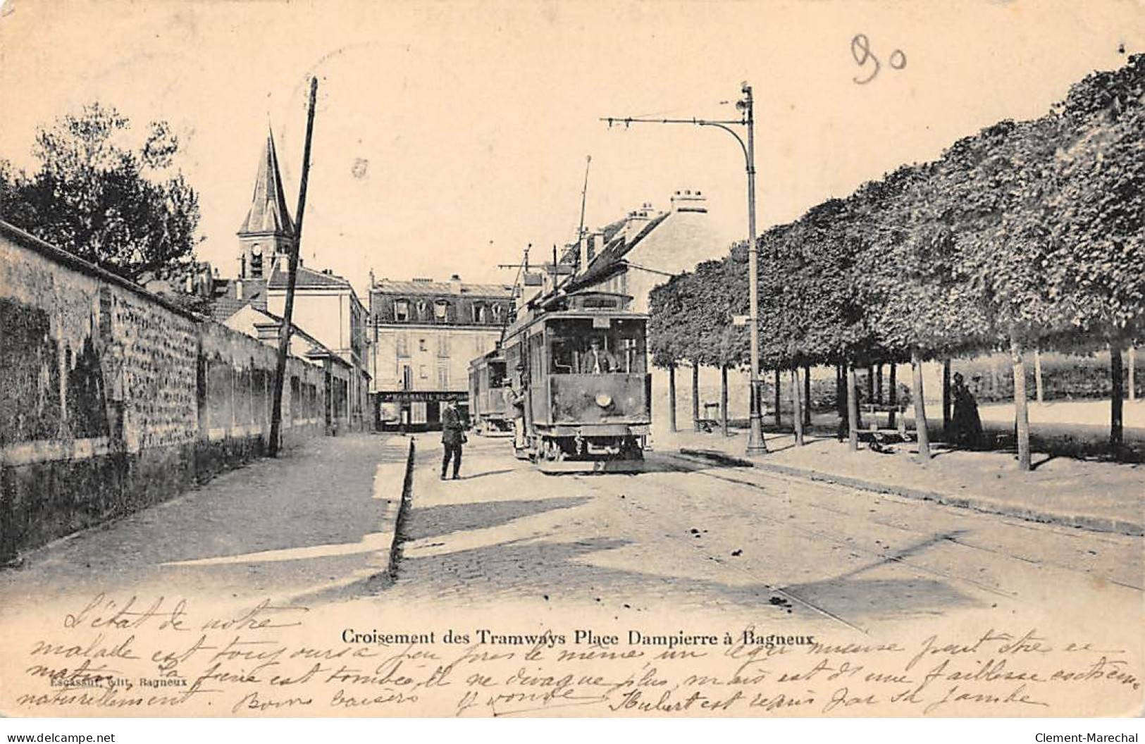 Croisement Des Tramways Place Dampierre à BAGNEUX - Très Bon état - Bagneux