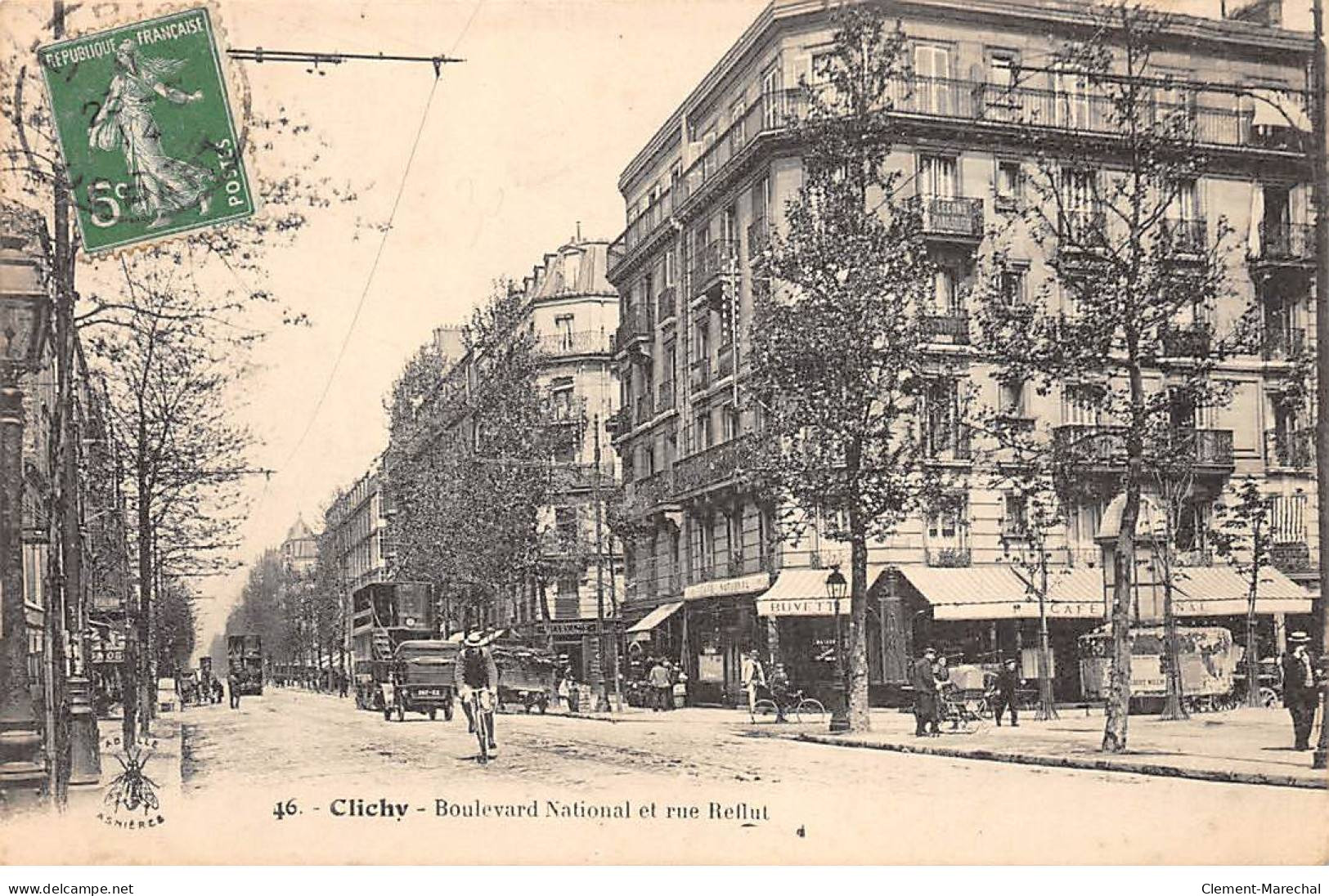 CLICHY - Boulevard National Et Rue Reflut - Très Bon état - Clichy