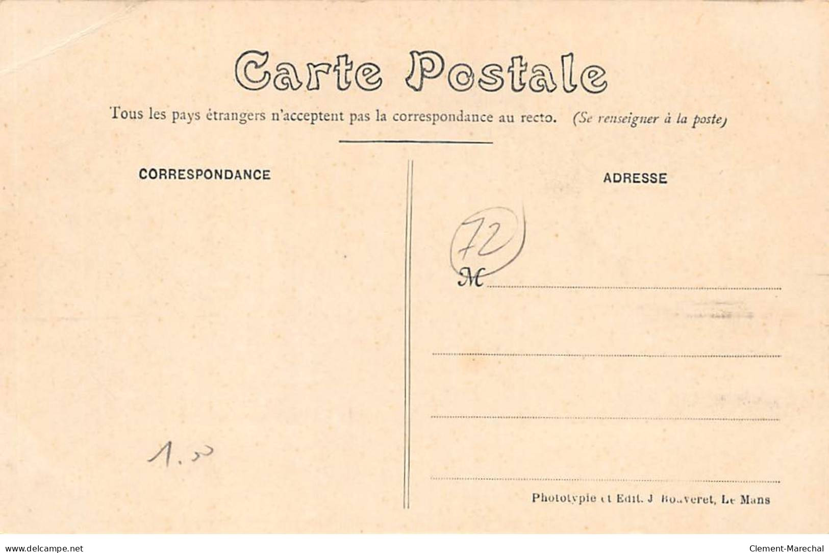 Circuit De La Sarthe 1906 - Virage Dangereux Dans CONNERRE - état - Connerre