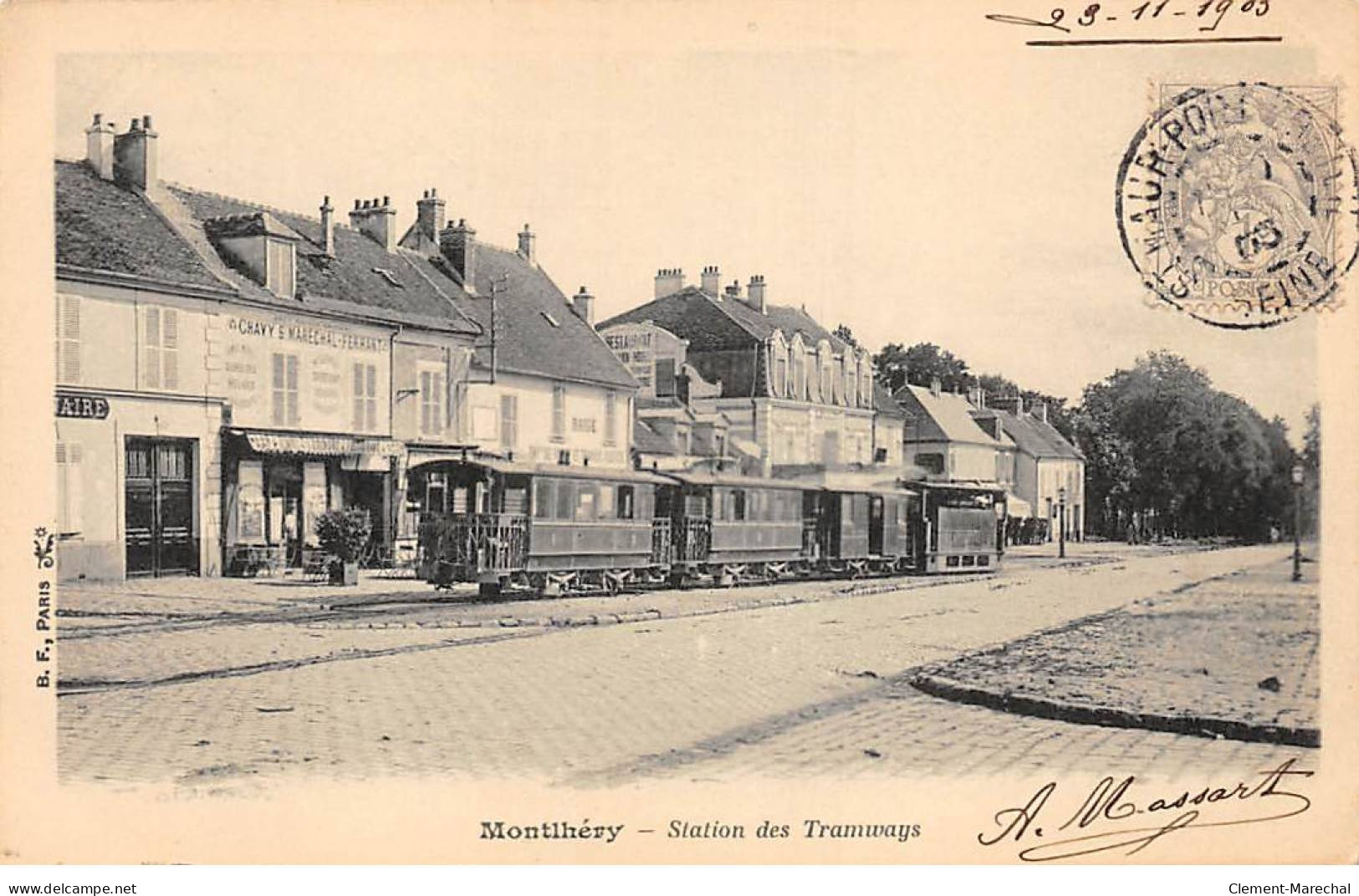 MONTLHERY - Station Des Tramways - Très Bon état - Montlhery