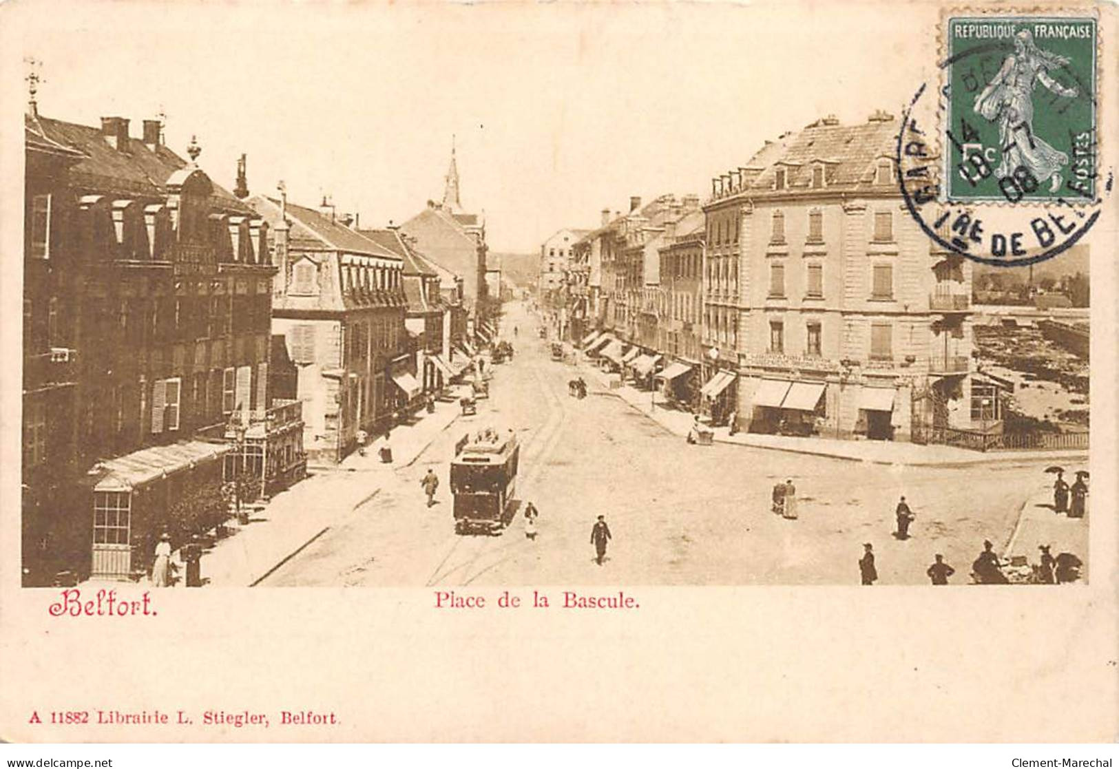 BELFORT - Place De La Bascule - Très Bon état - Belfort - City