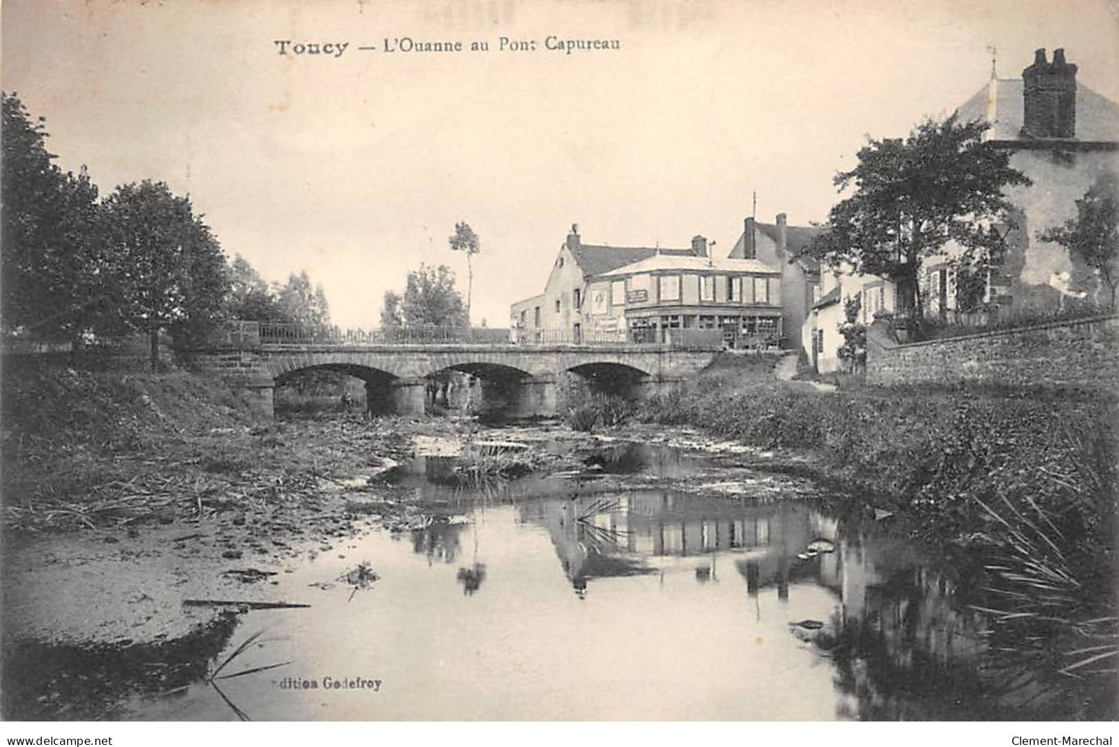 TOUCY - L'Ouanne Au Pont Capureau - état - Toucy