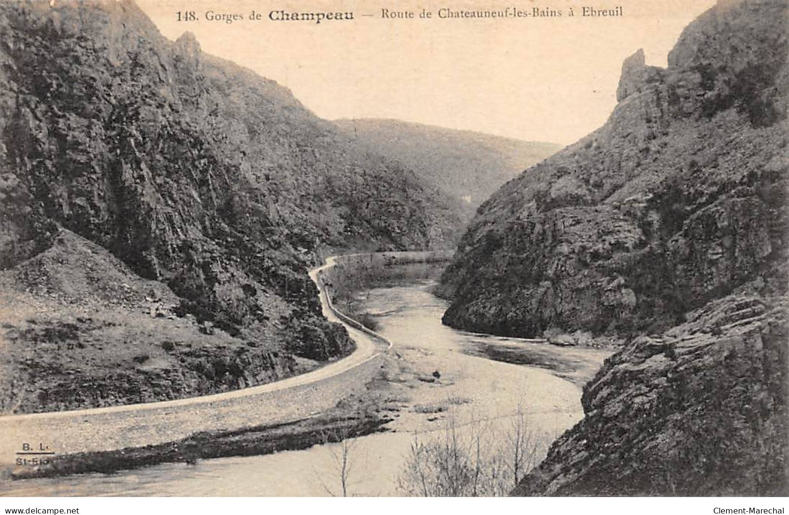 Gorges De CHAMPEAU - Route De Chateauneuf Les Bains à Ebreuil - Très Bon état - Andere & Zonder Classificatie