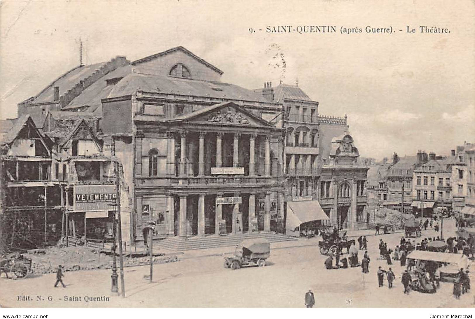 SAINT QUENTIN - La Théâtre - état - Saint Quentin