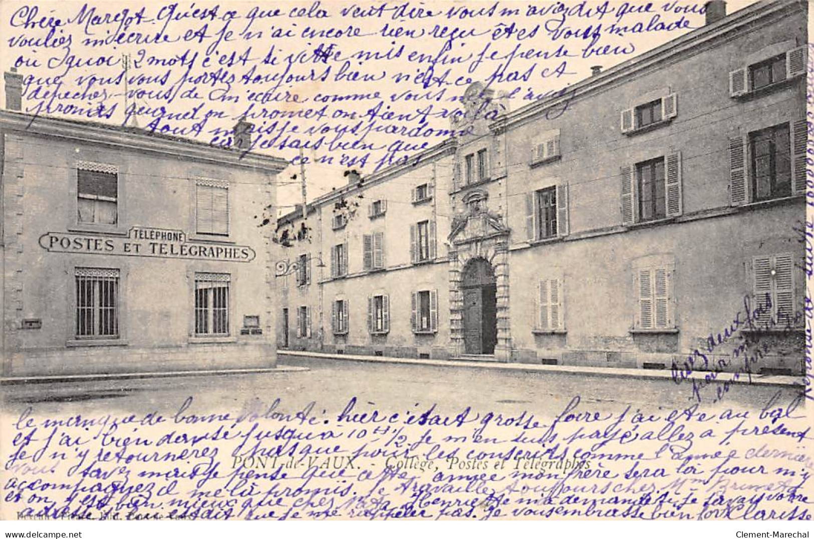 PONT DE VAUX - Collège, Postes Et Télégraphes - Très Bon état - Pont-de-Vaux