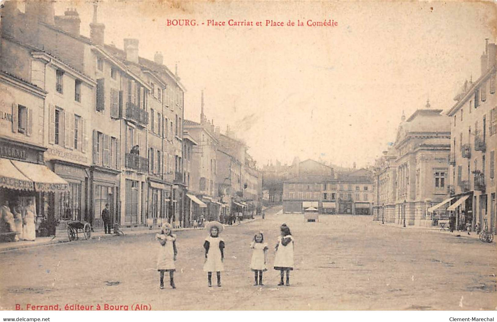 BOURG - Place Carriat Et Place De La Comédie - état - Other & Unclassified