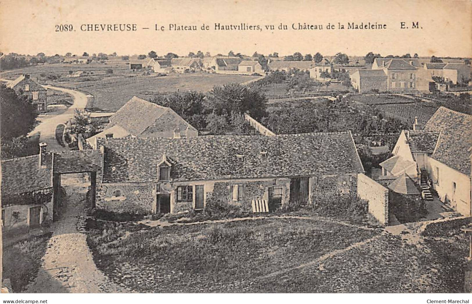 CHEVREUSE - Le Plateau De Hautvilliers, Vu Du Château De La Madeleine - Très Bon état - Chevreuse