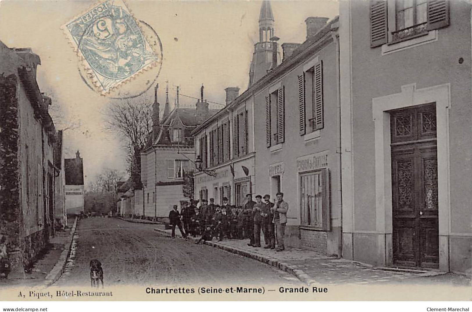 CHARTRETTES - Grande Rue - état - Autres & Non Classés