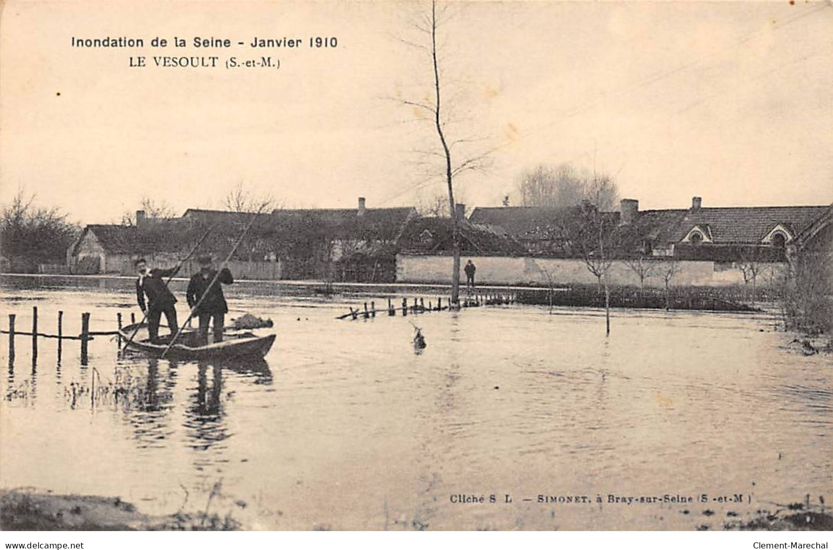LE VESOULT - Inondation De La Seine 1910 - Très Bon état - Autres & Non Classés