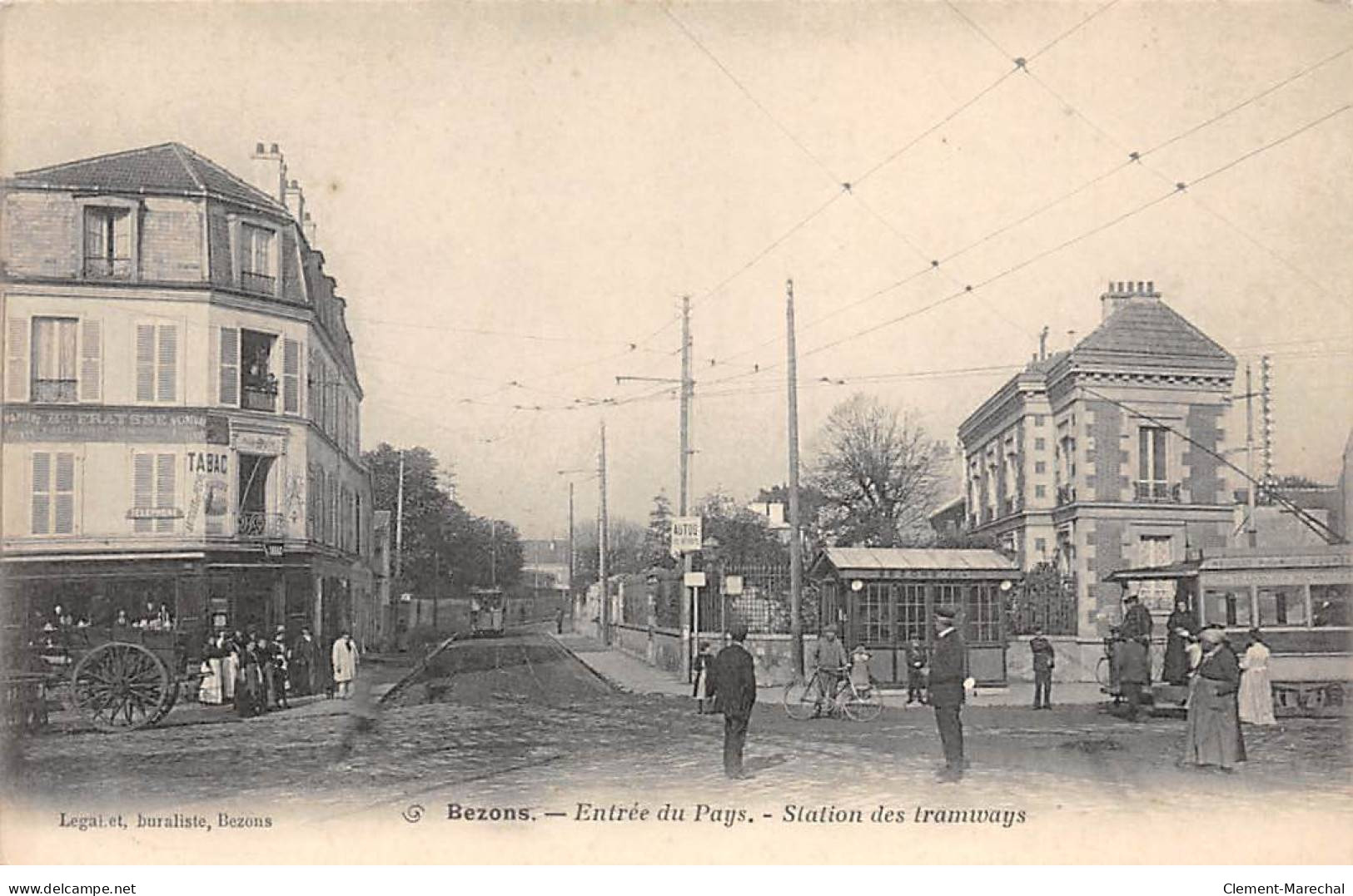 BEZONS - Entrée Du Pays - Station Des Tramways - Très Bon état - Bezons