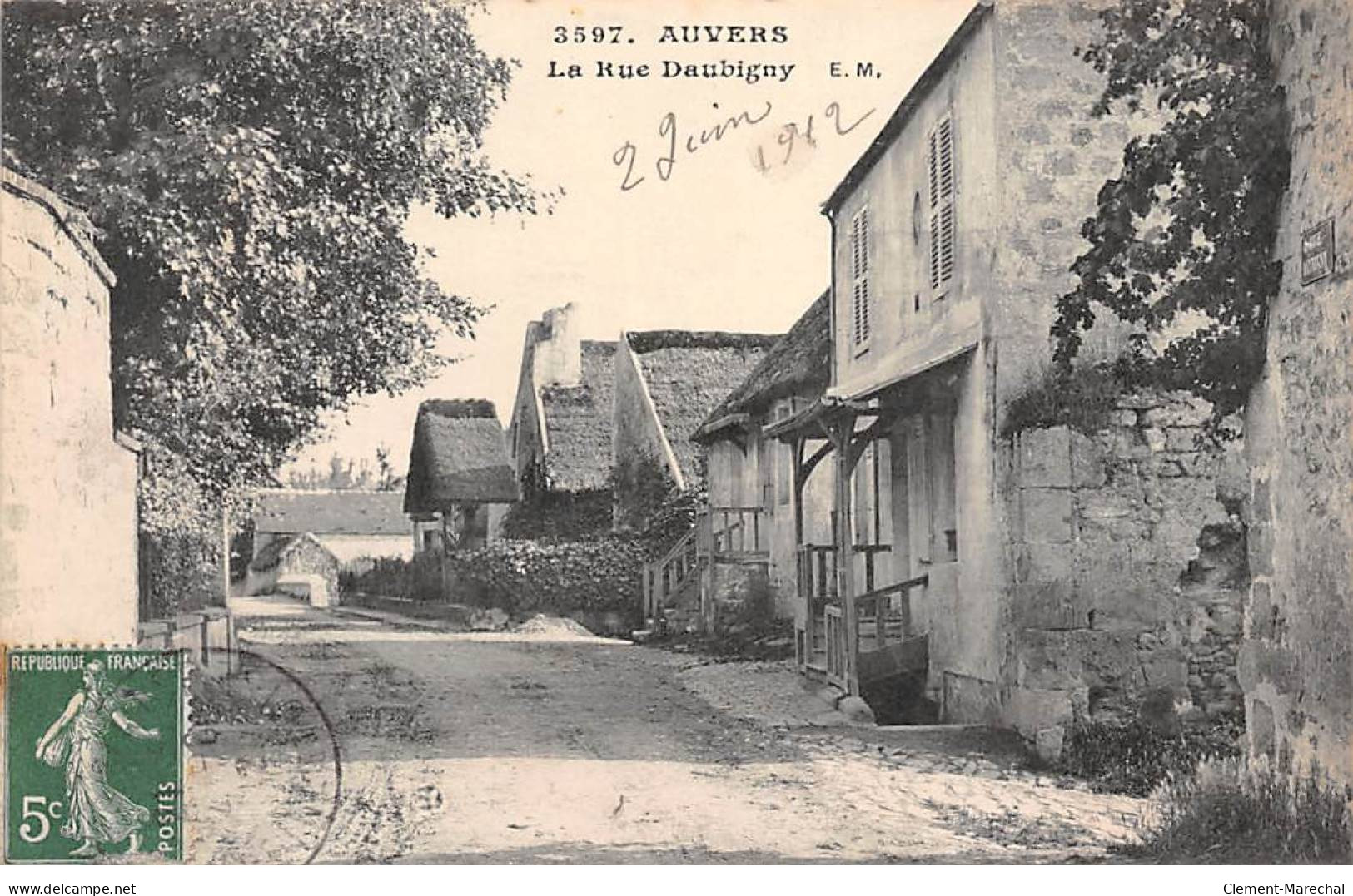 AUVERS - La Rue Daubigny - Très Bon état - Auvers Sur Oise