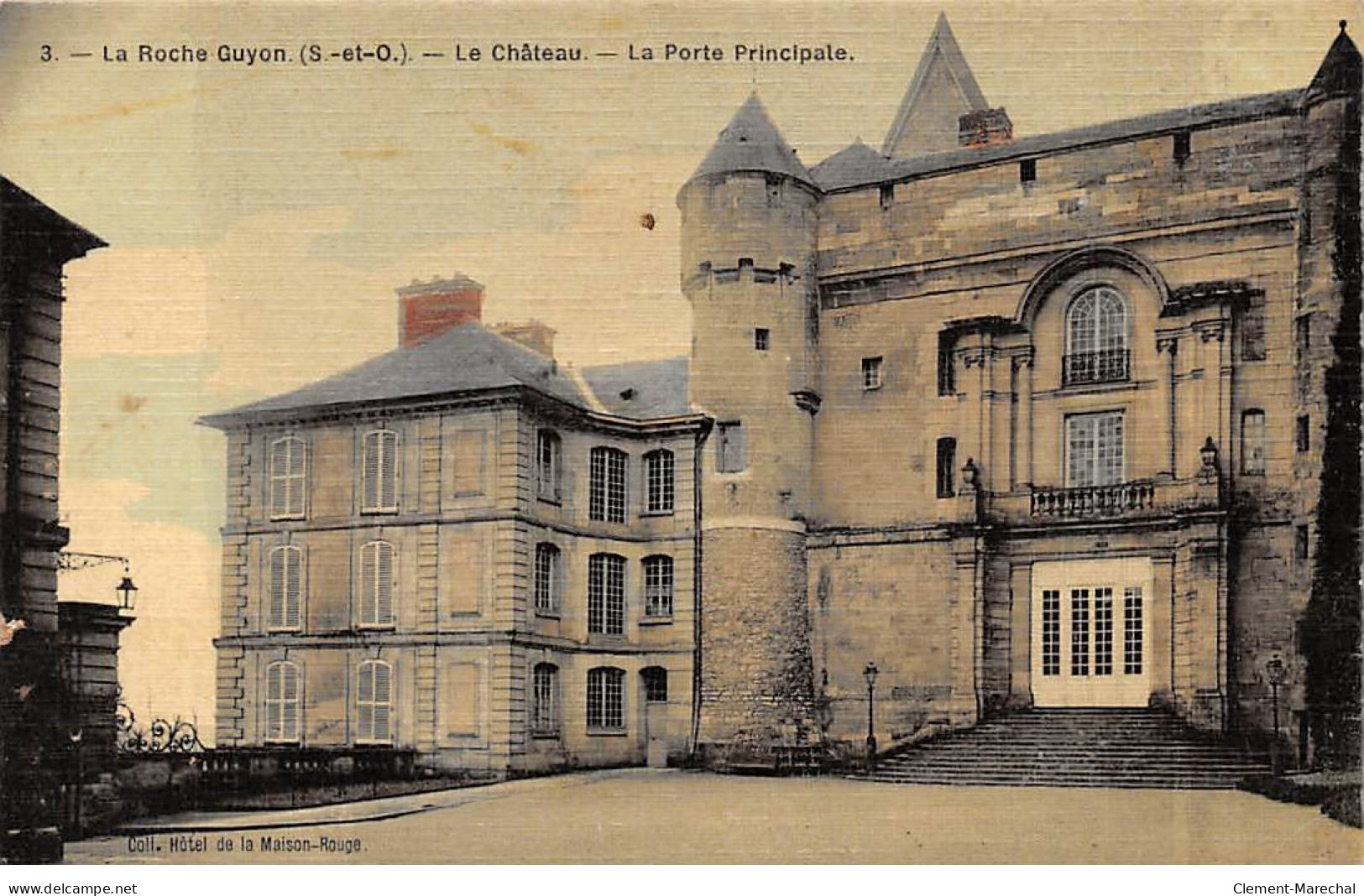 LA ROCHE GUYON - Le Château - La Porte Principale - Très Bon état - La Roche Guyon