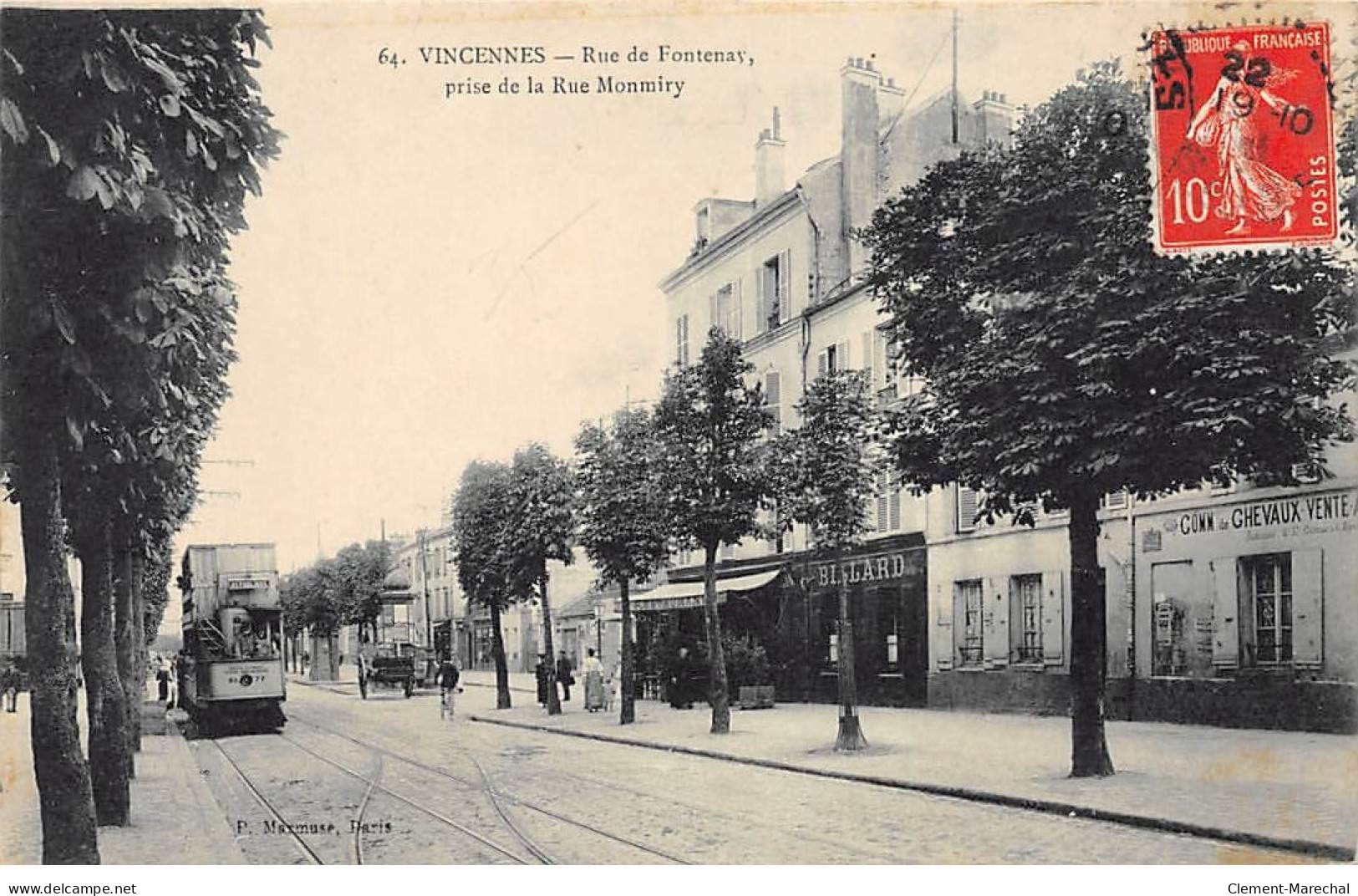 VINCENNES - Rue De Fontenay, Prise De La Rue Monmiry - Très Bon état - Vincennes