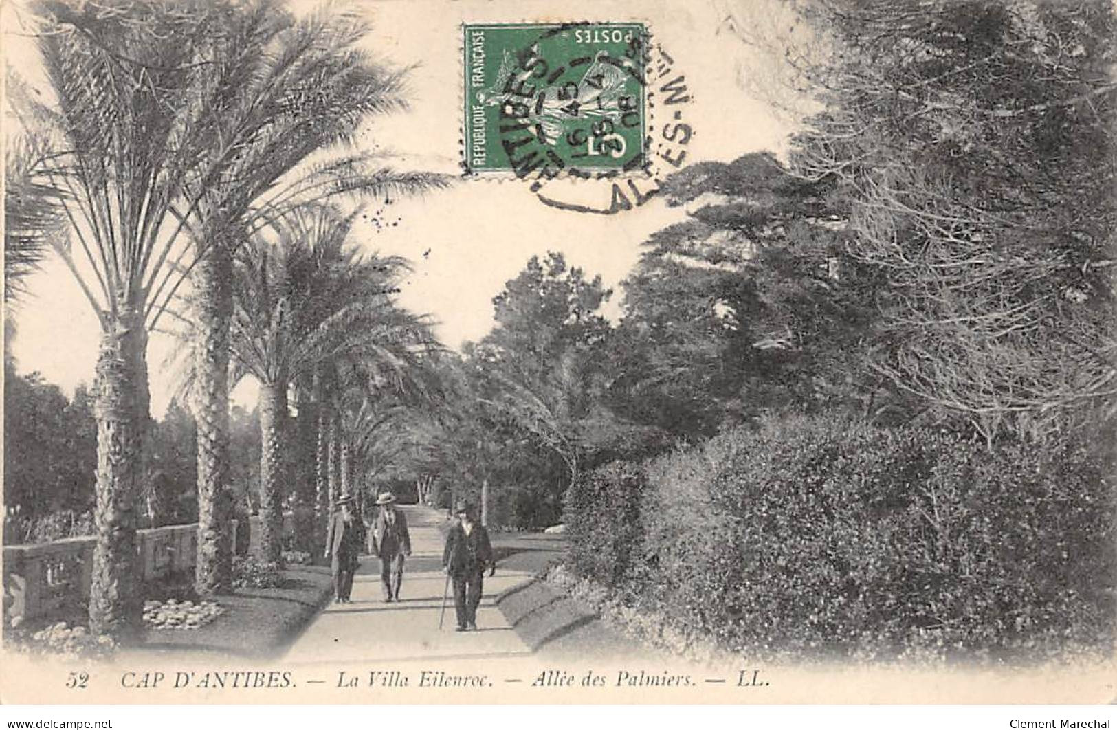 CAP D'ANTIBES - La Villa Eileuroc - Allée Des Palmiers - Très Bon état - Cap D'Antibes - La Garoupe