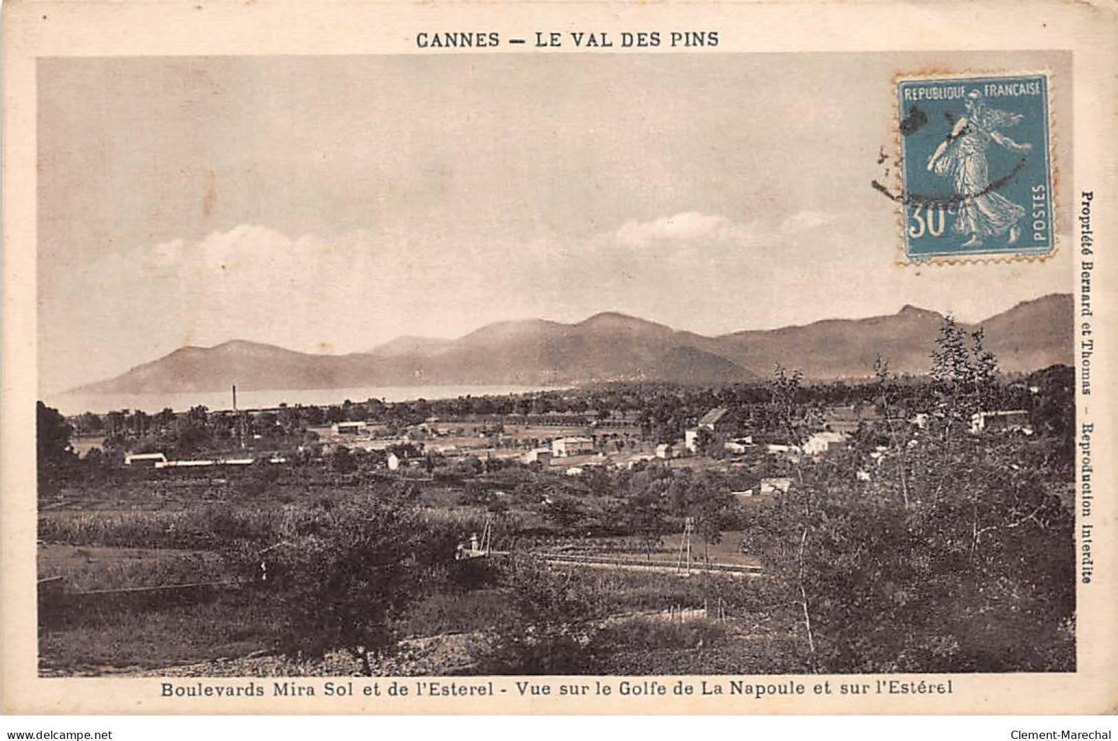 CANNES - Le Val Des Pins - Boulevards Mira Sol Et De L'Esterel - état - Cannes