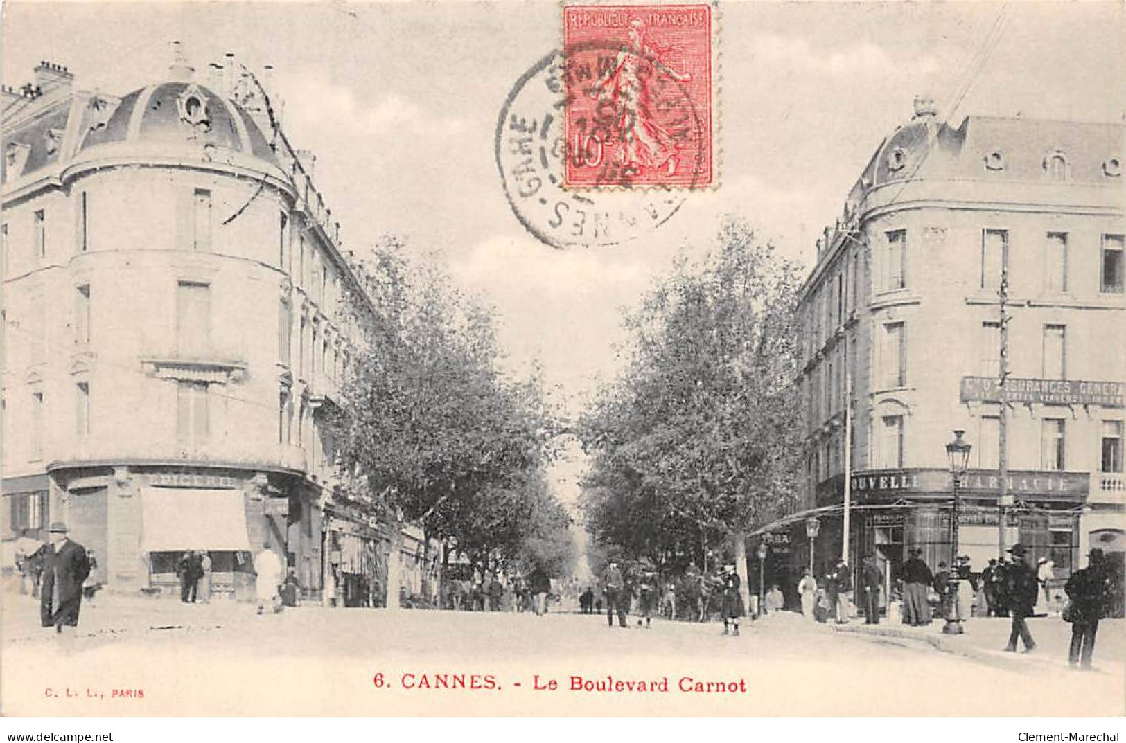 CANNES - Le Boulevard Carnot - Très Bon état - Cannes