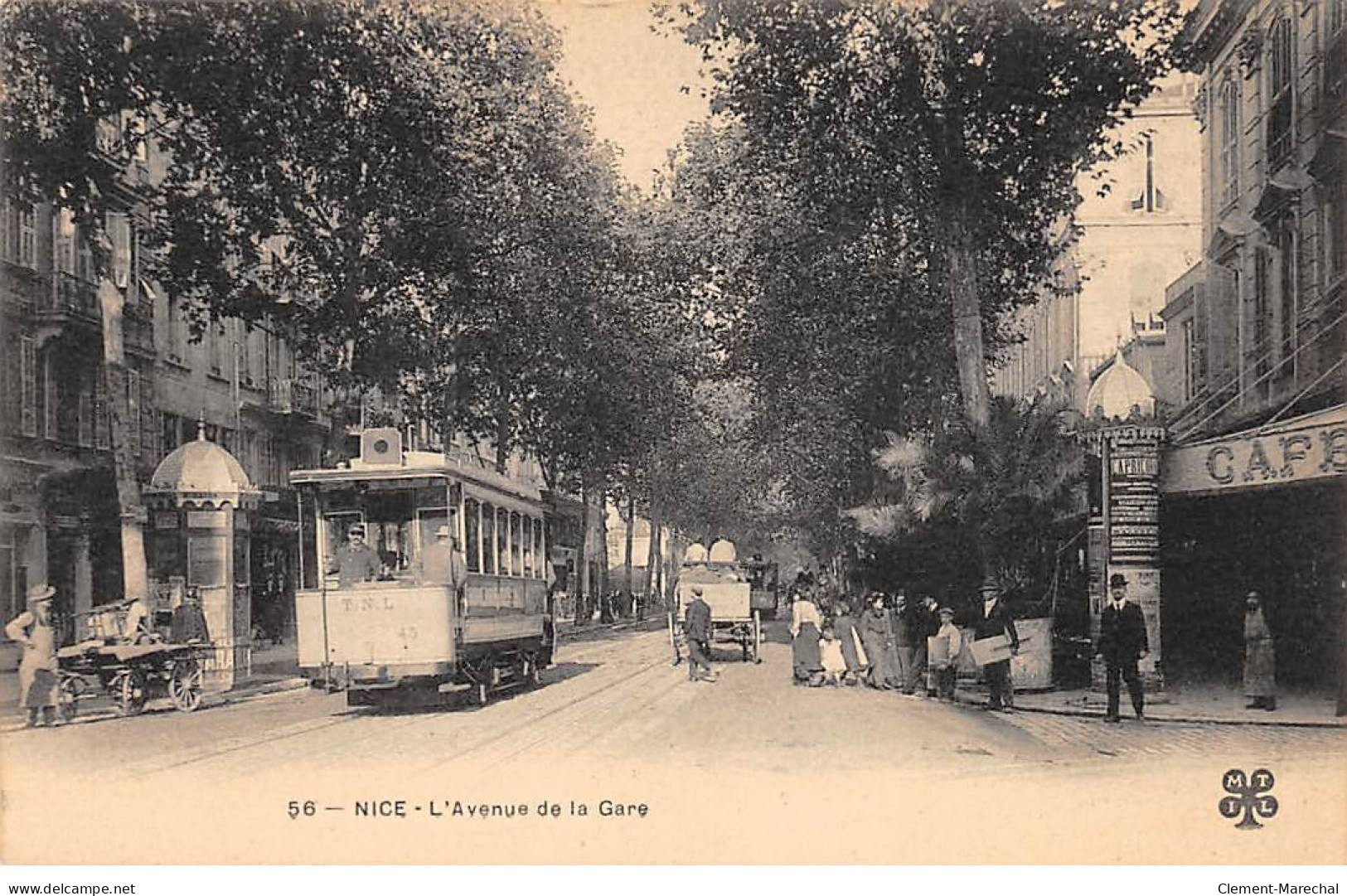 NICE - L'Avenue De La Gare - Très Bon état - Autres & Non Classés