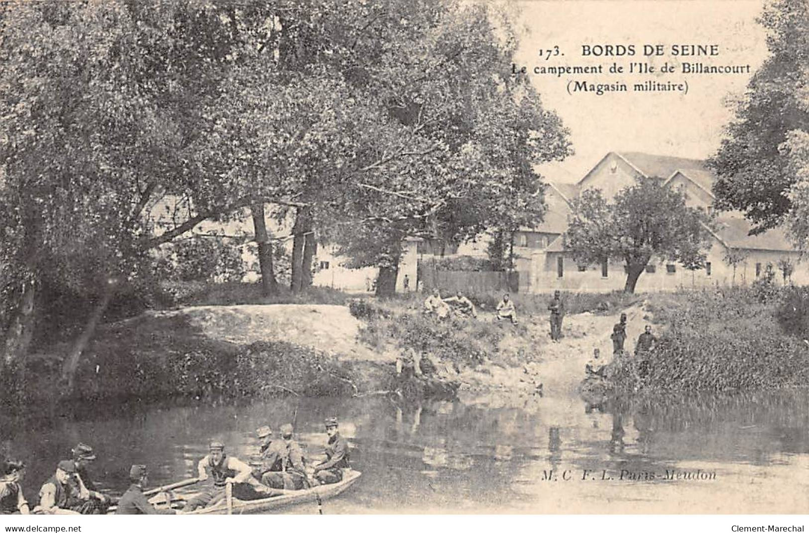 Le Campement De L'Ile De BILLANCOURT - Magasin Militaire - Très Bon état - Sonstige & Ohne Zuordnung