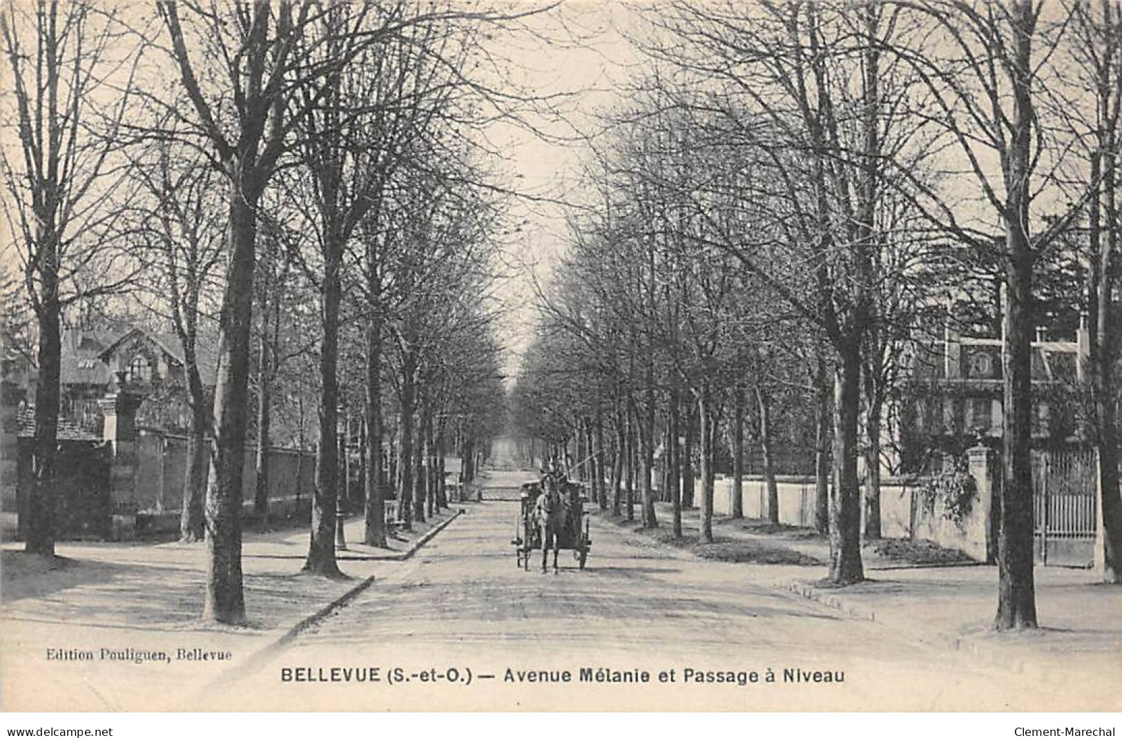 BELLEVUE - Avenue Mélanie Et Passage à Niveau - Très Bon état - Autres & Non Classés